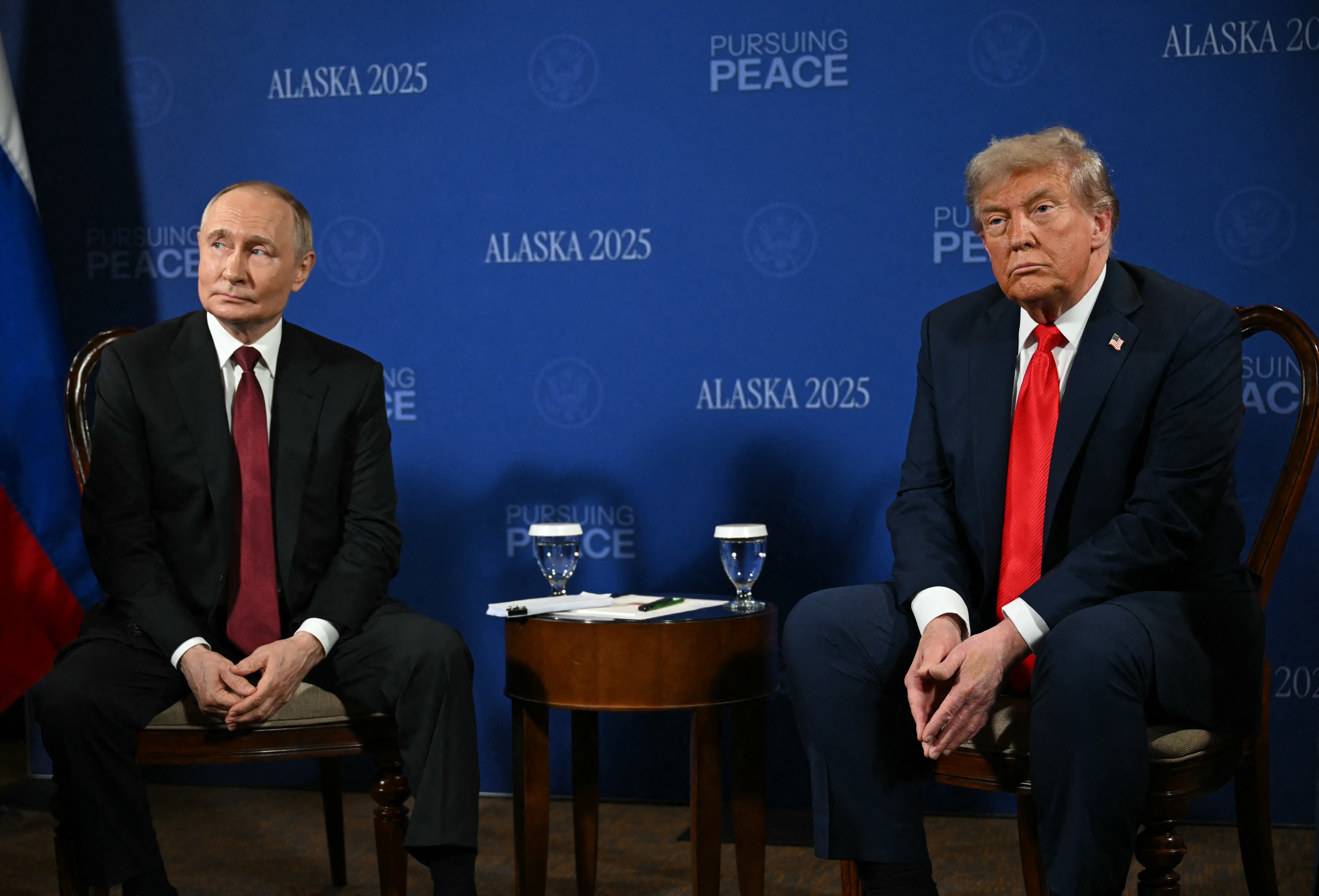 Trump met with Putin for nearly three hours on Friday at a U.S. military base in Anchorage, Alaska