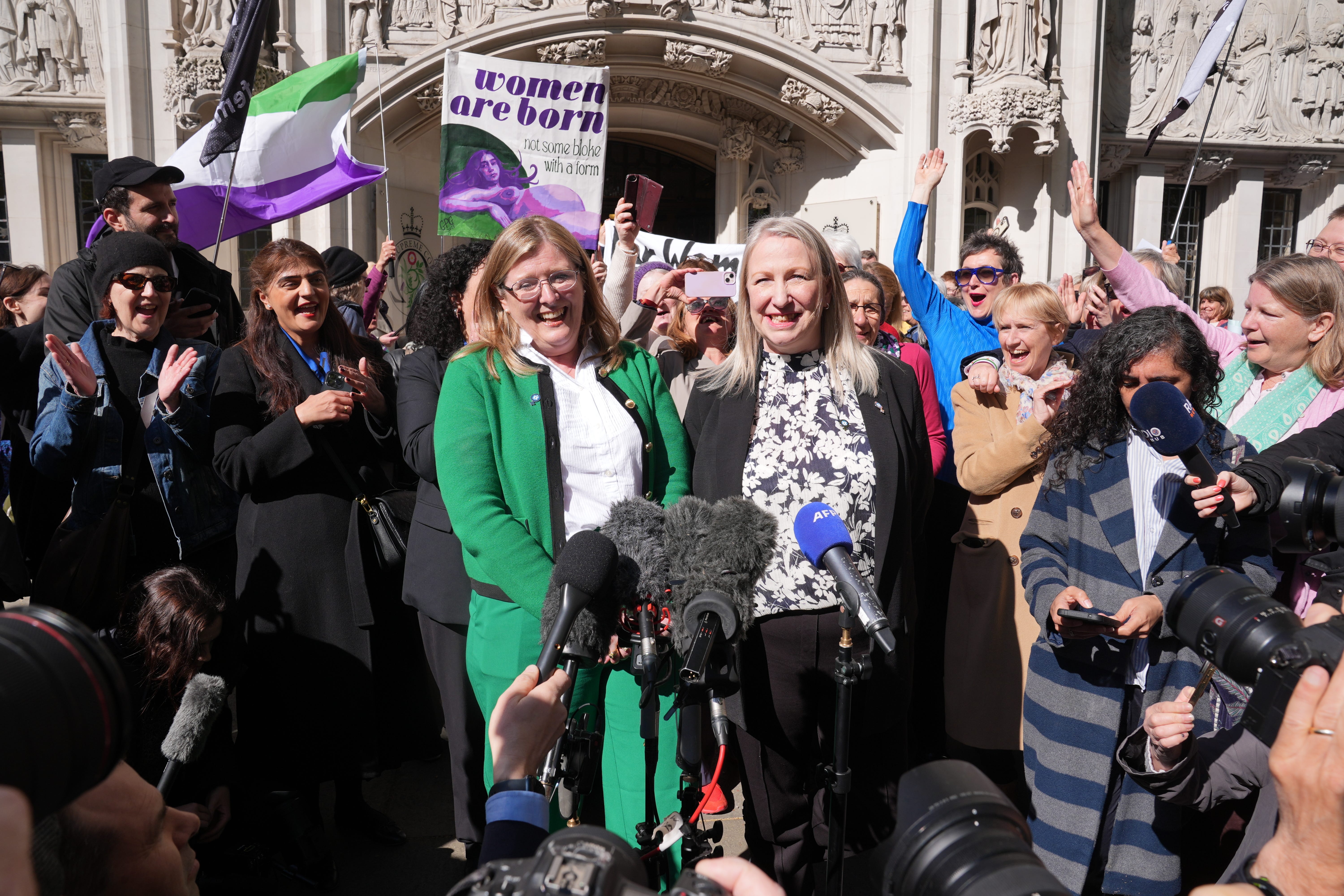 For Women Scotland celebrated following the ruling in April