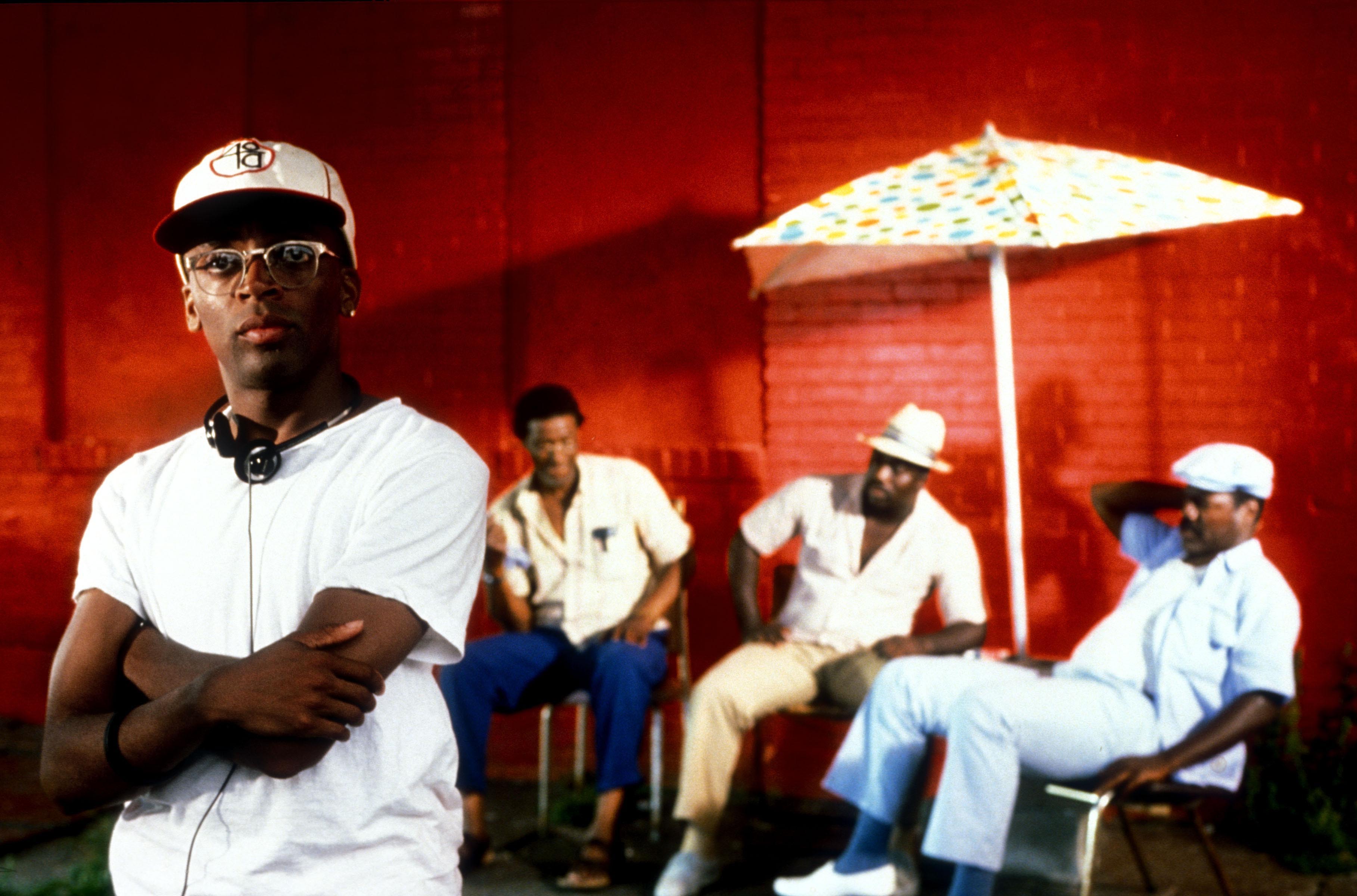 Spike Lee on the set of his 1989 breakthrough ‘Do the Right Thing’