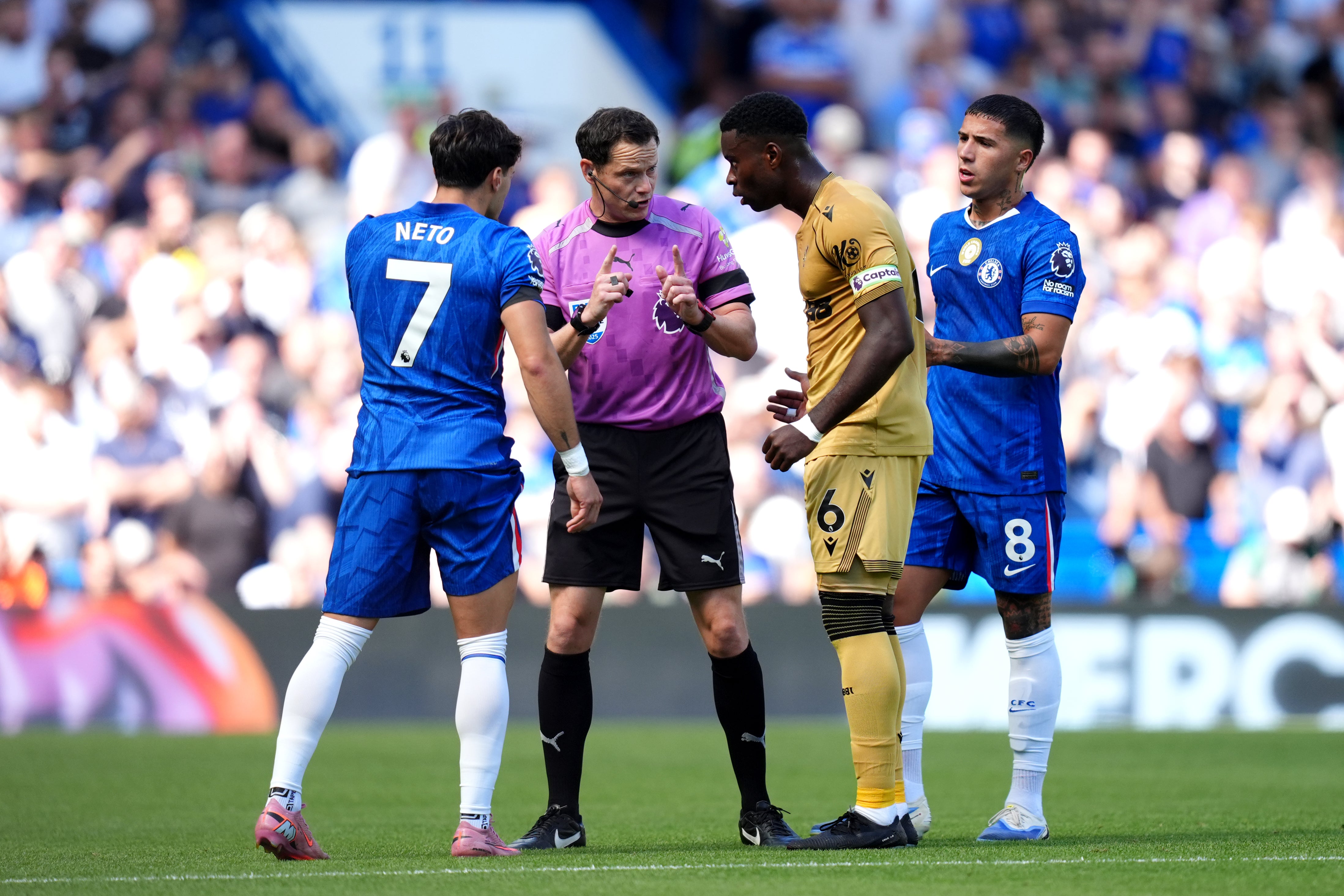 Why did VAR disallow Eberechi Eze’s free-kick goal for Crystal Palace against Chelsea?