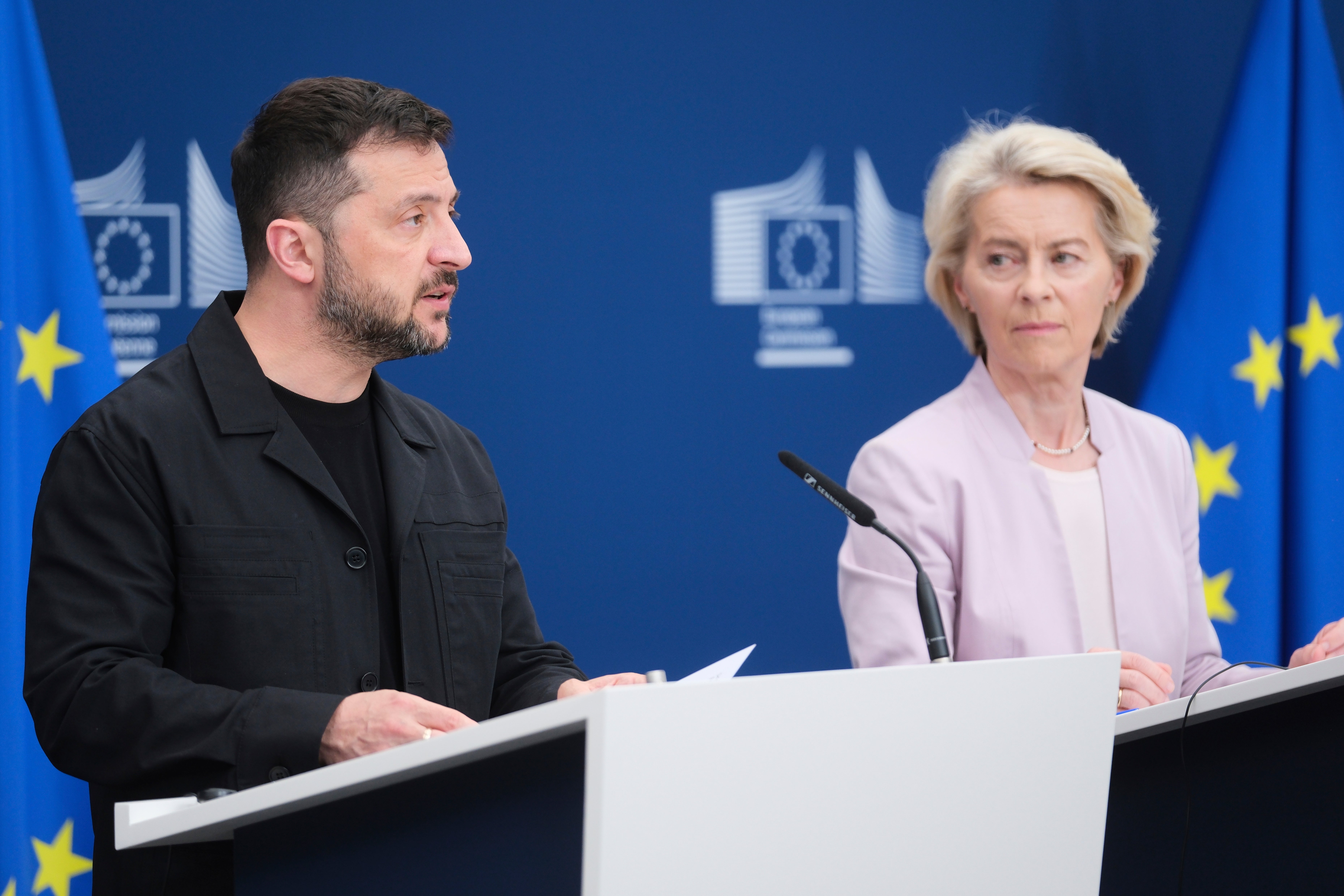 EU Commission president Ursula von der Leyen will be among those accompanying Volodymyr Zelensky in Washington
