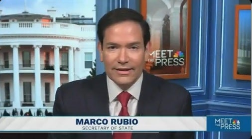 Marco Rubio was asked about his past skepticism of a deal with Vladimir Putin on NBC this weekend