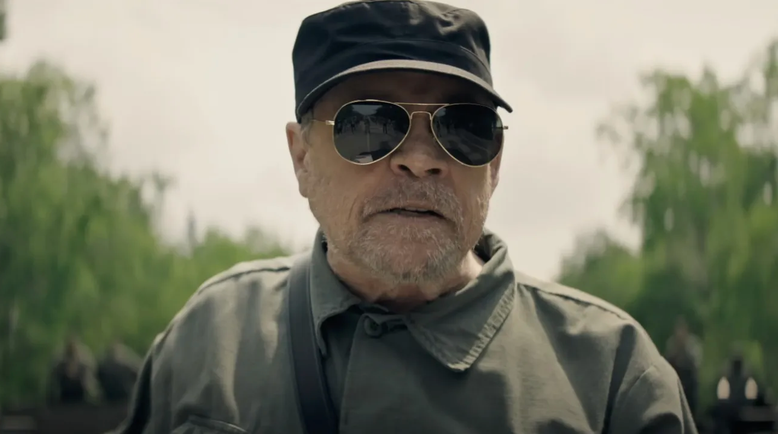 Hamill as The Major in 'The Long Walk'