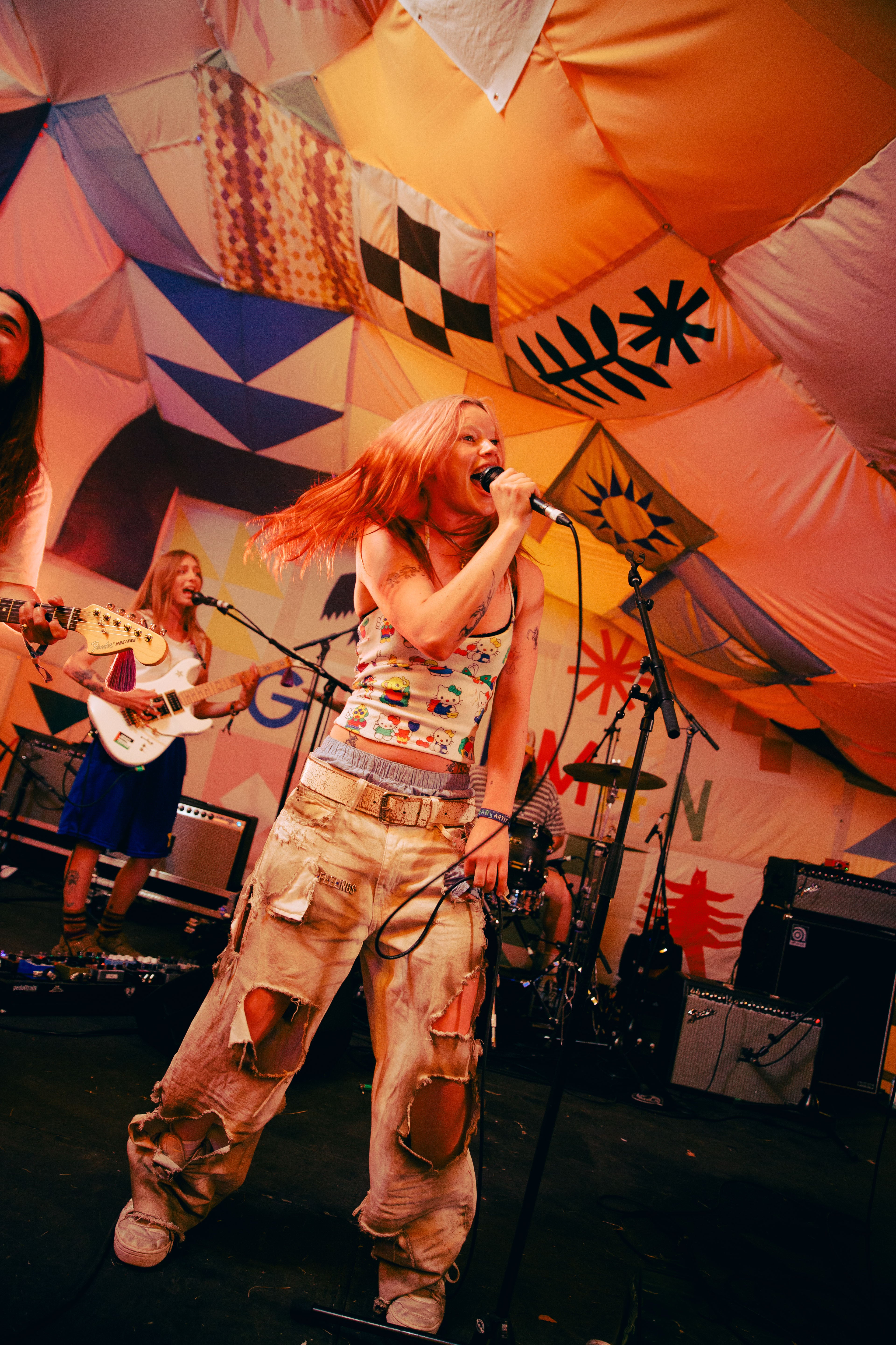 Wet Leg perform a secret set before their headline show at Green Man 2025