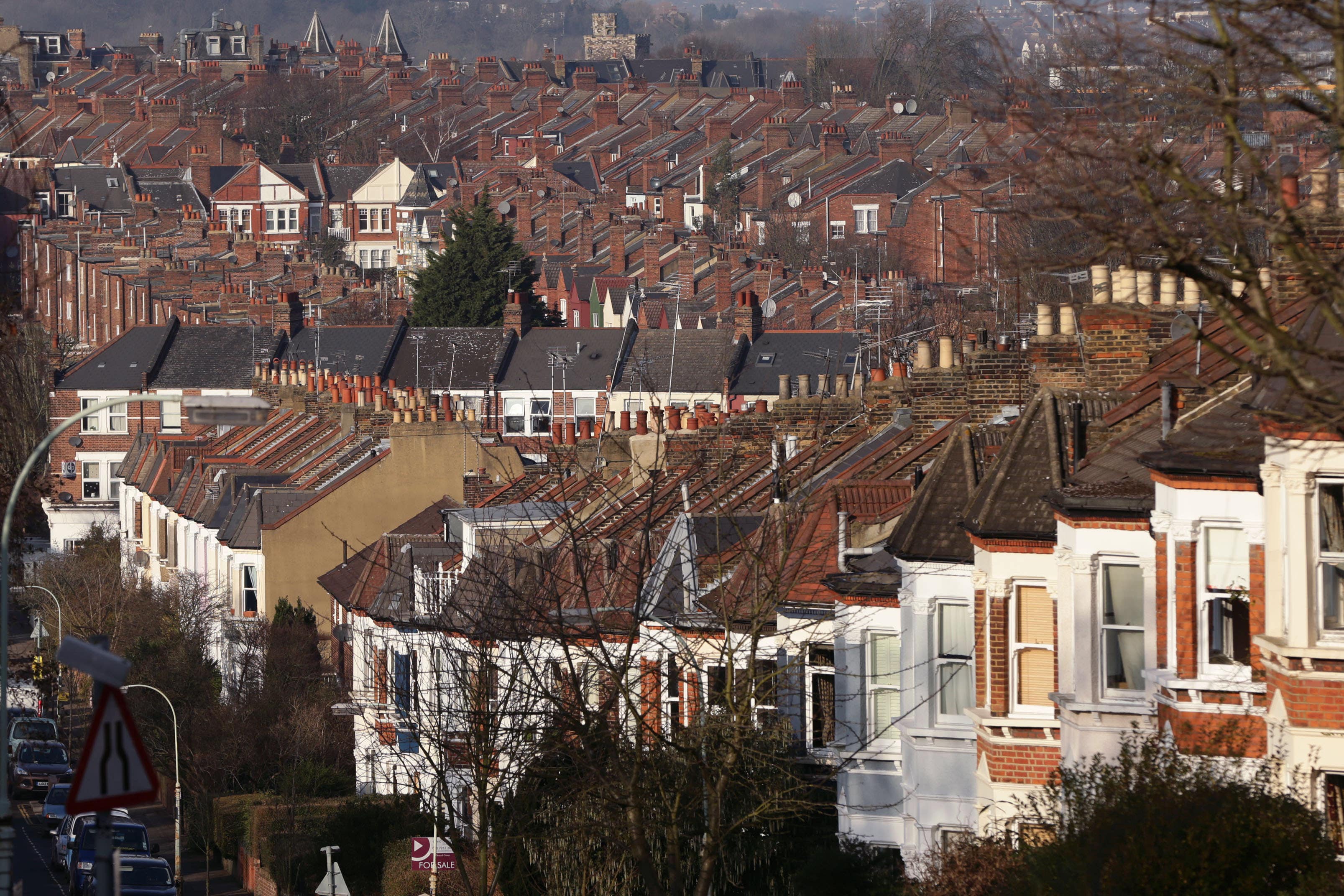 Average renters in England are spending more than a third of their income on a home (Yui Mok/PA)