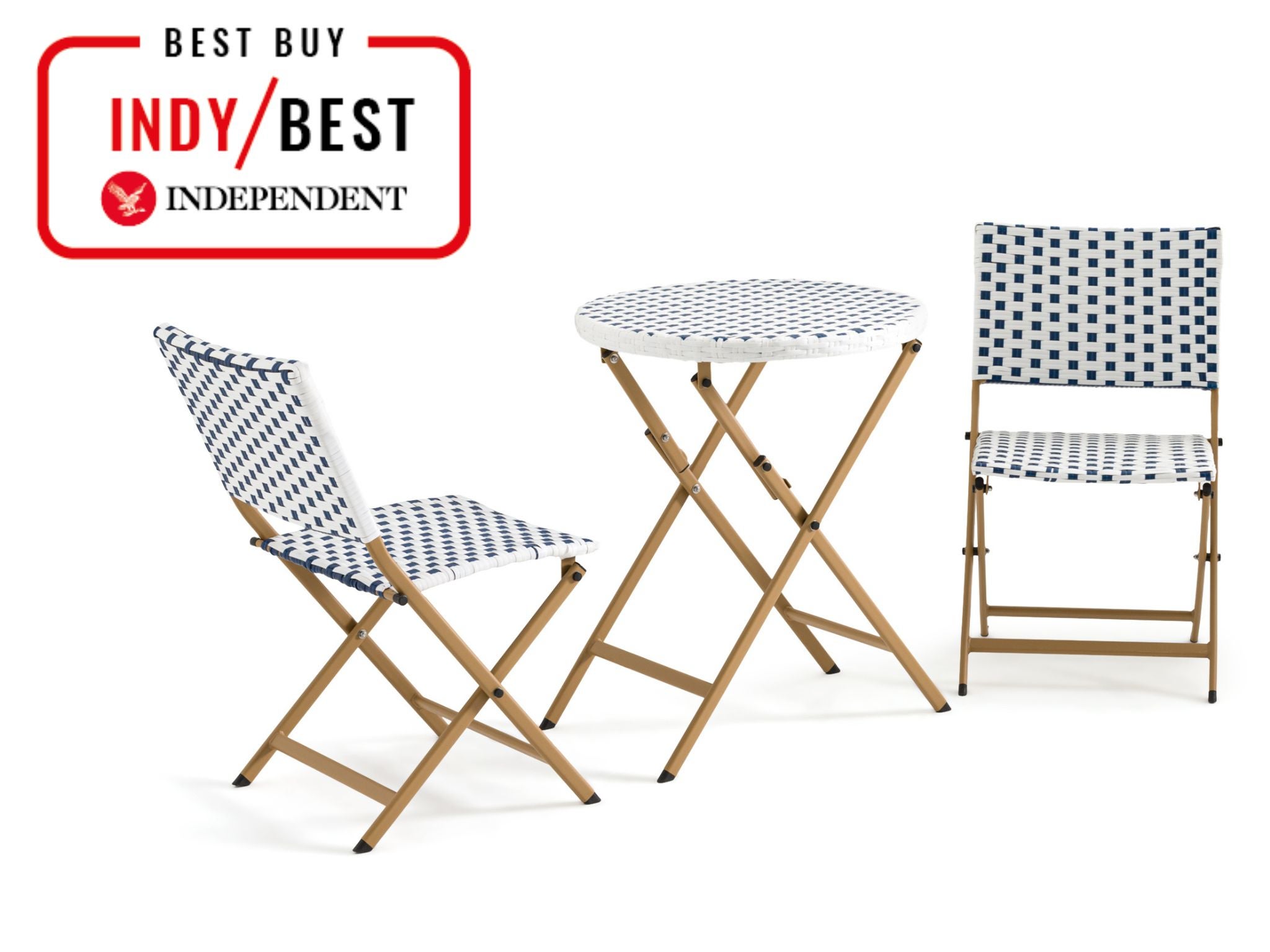 La Redoute lyme folding garden dining set IndyBest best bistro sets