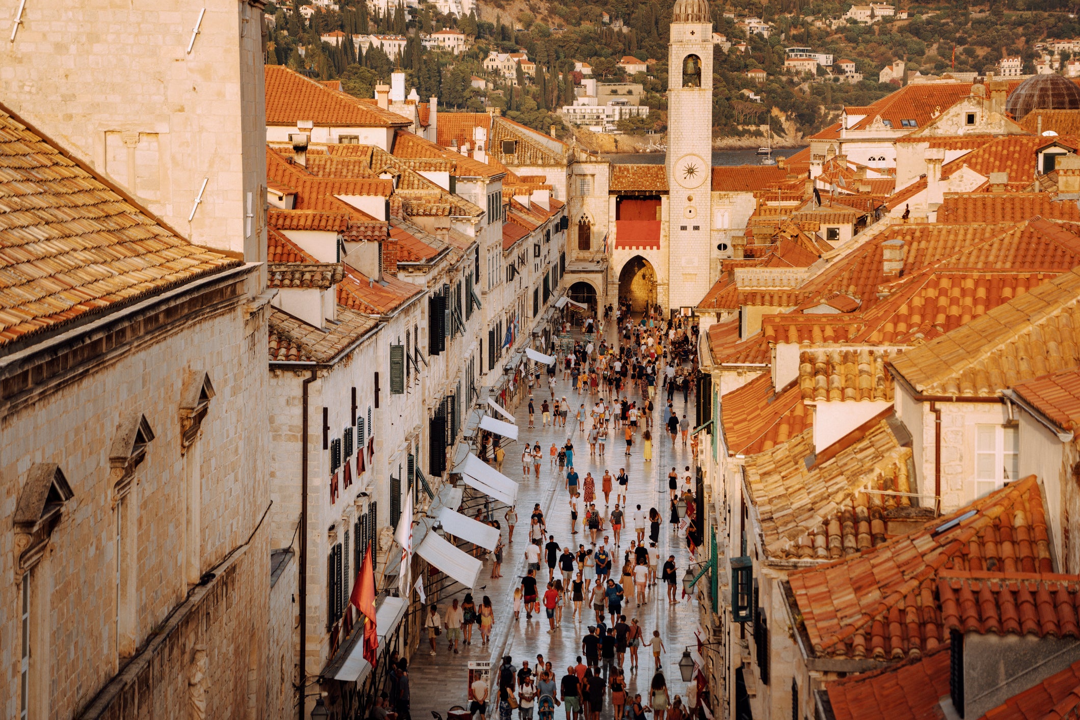 The Old Town of Dubrovnik, Croatia, where Scalini Palace is located