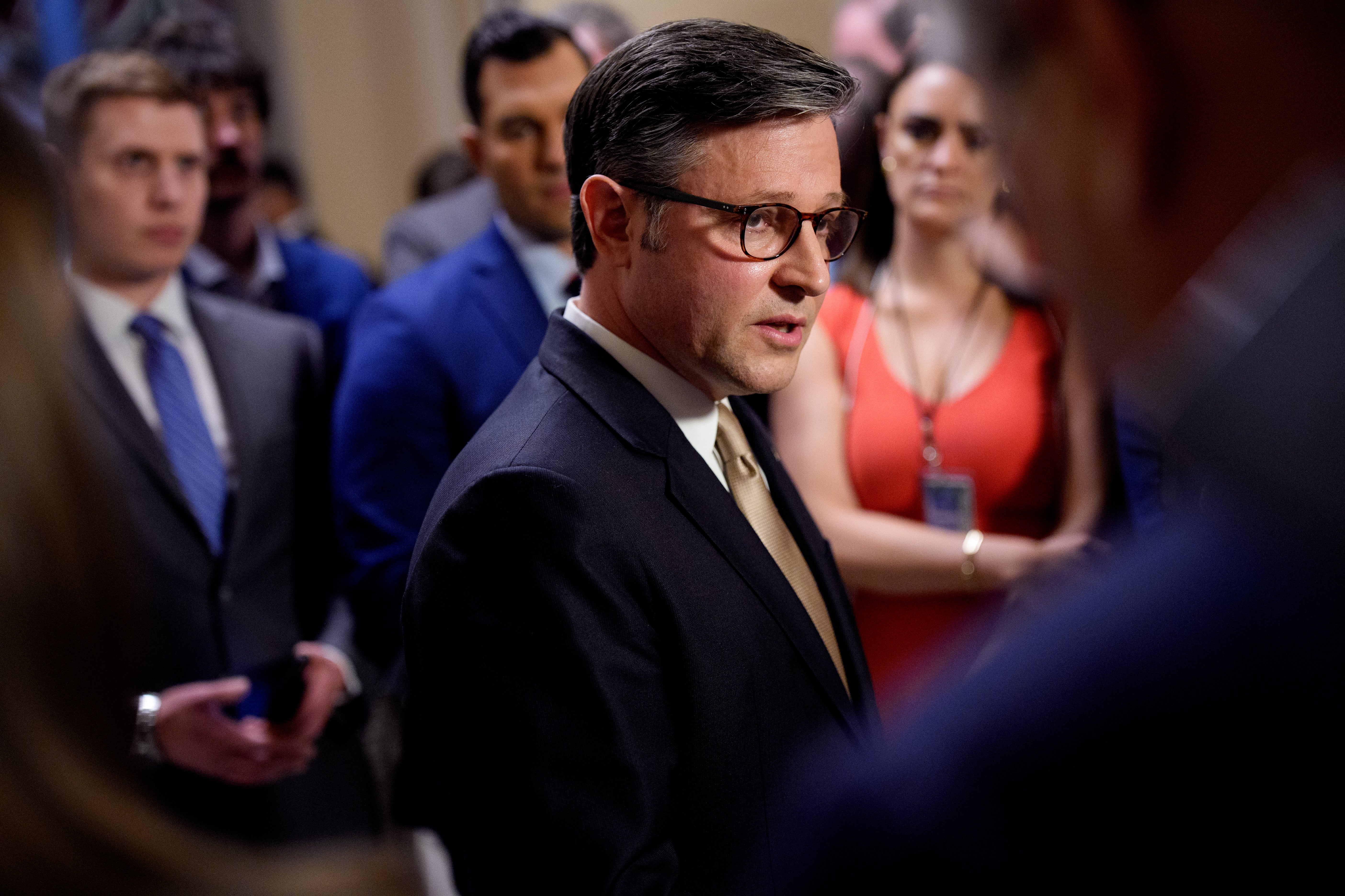 House Speaker Mike Johnson is vowing to derail California Governor Gavin Newsom’s plans to redraw the state’s congressional boundaries in response to a proposal for mid-decade Texas gerrymandering that would boost GOP seats in the House