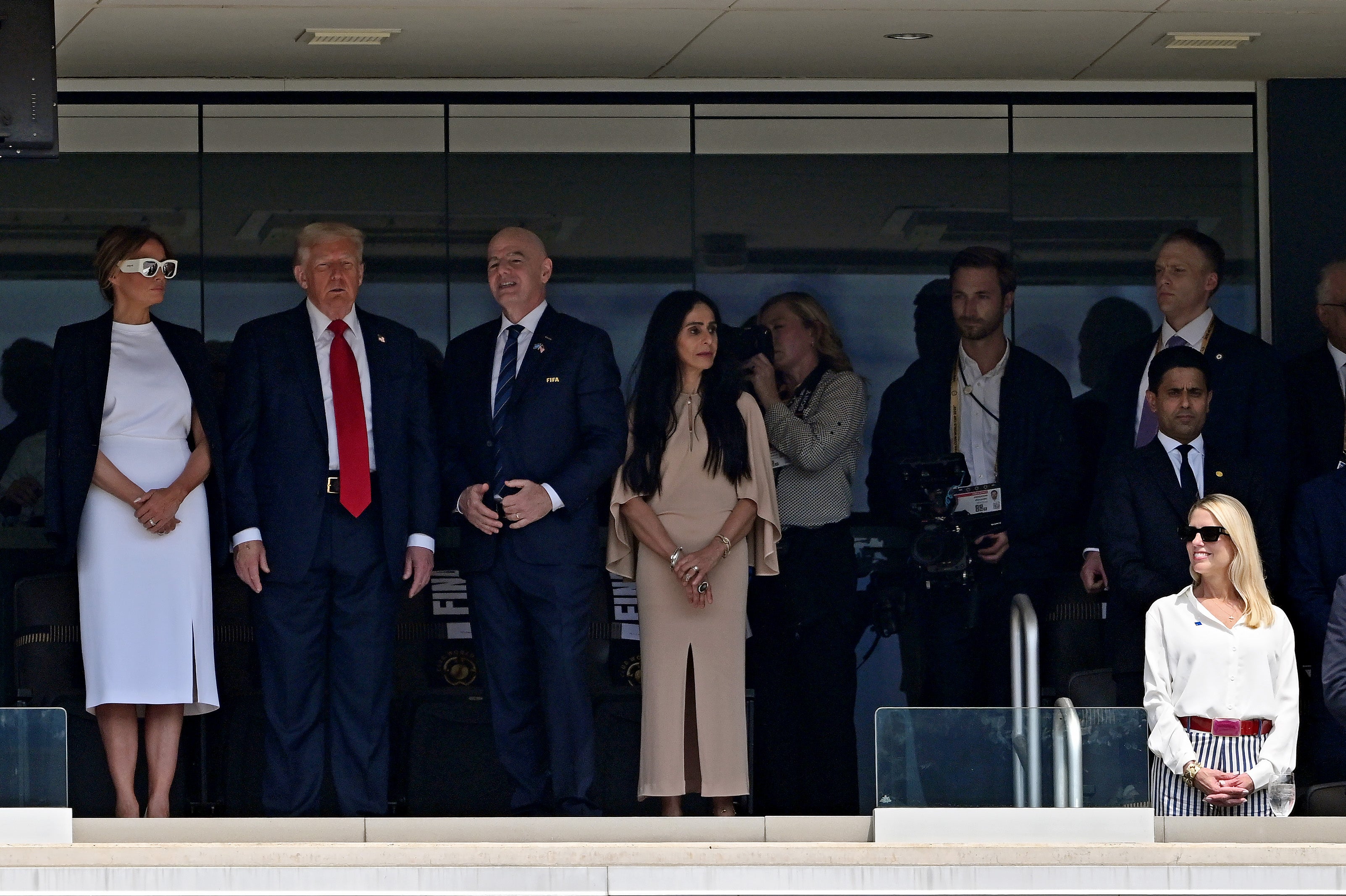 Bondi (lower right) asserted that she may need to be on site in case the president required a briefing, something attorneys general have never done in the past.