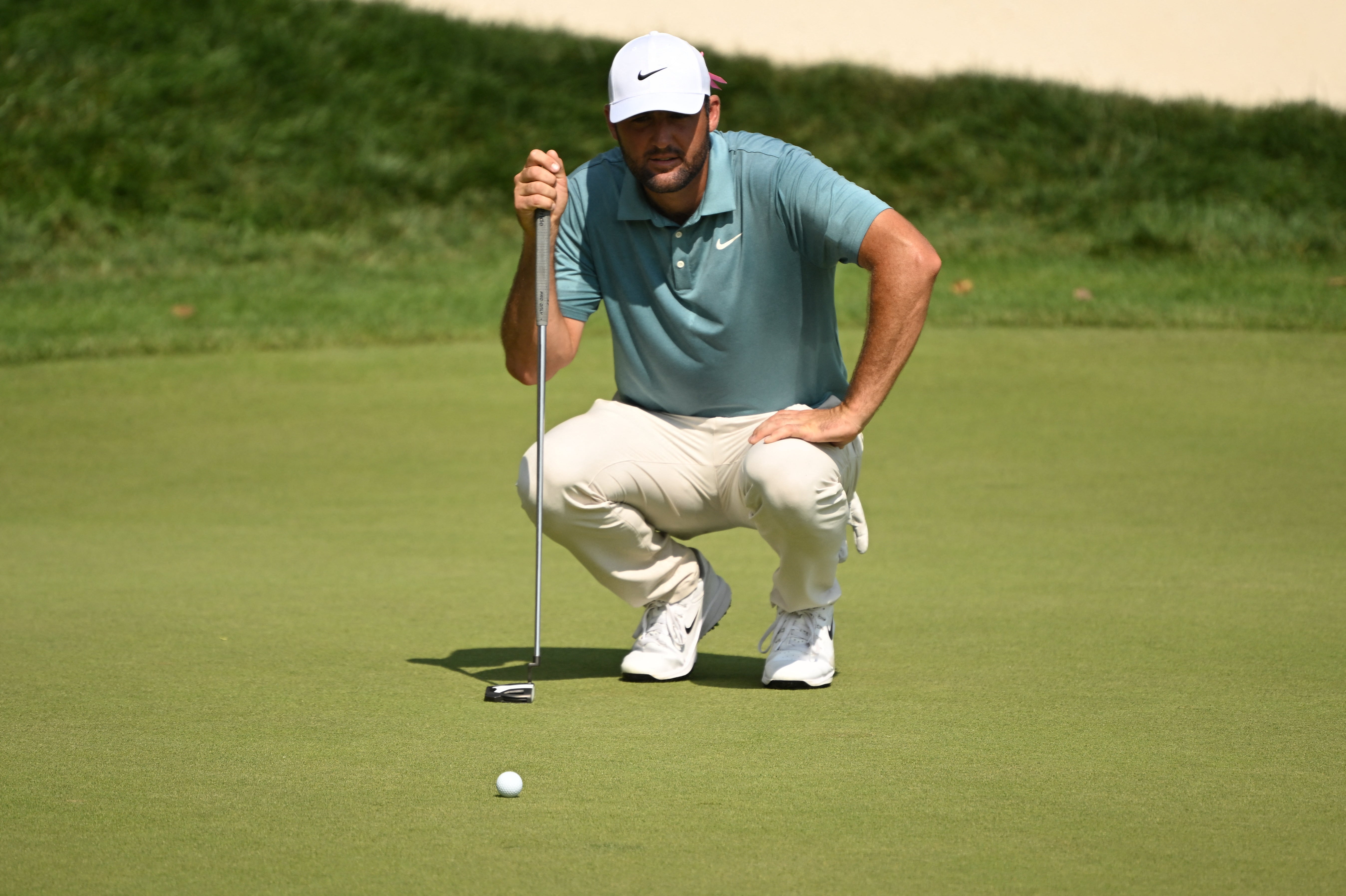 Scheffler played a superb shot on 17 to effectively win the tournament