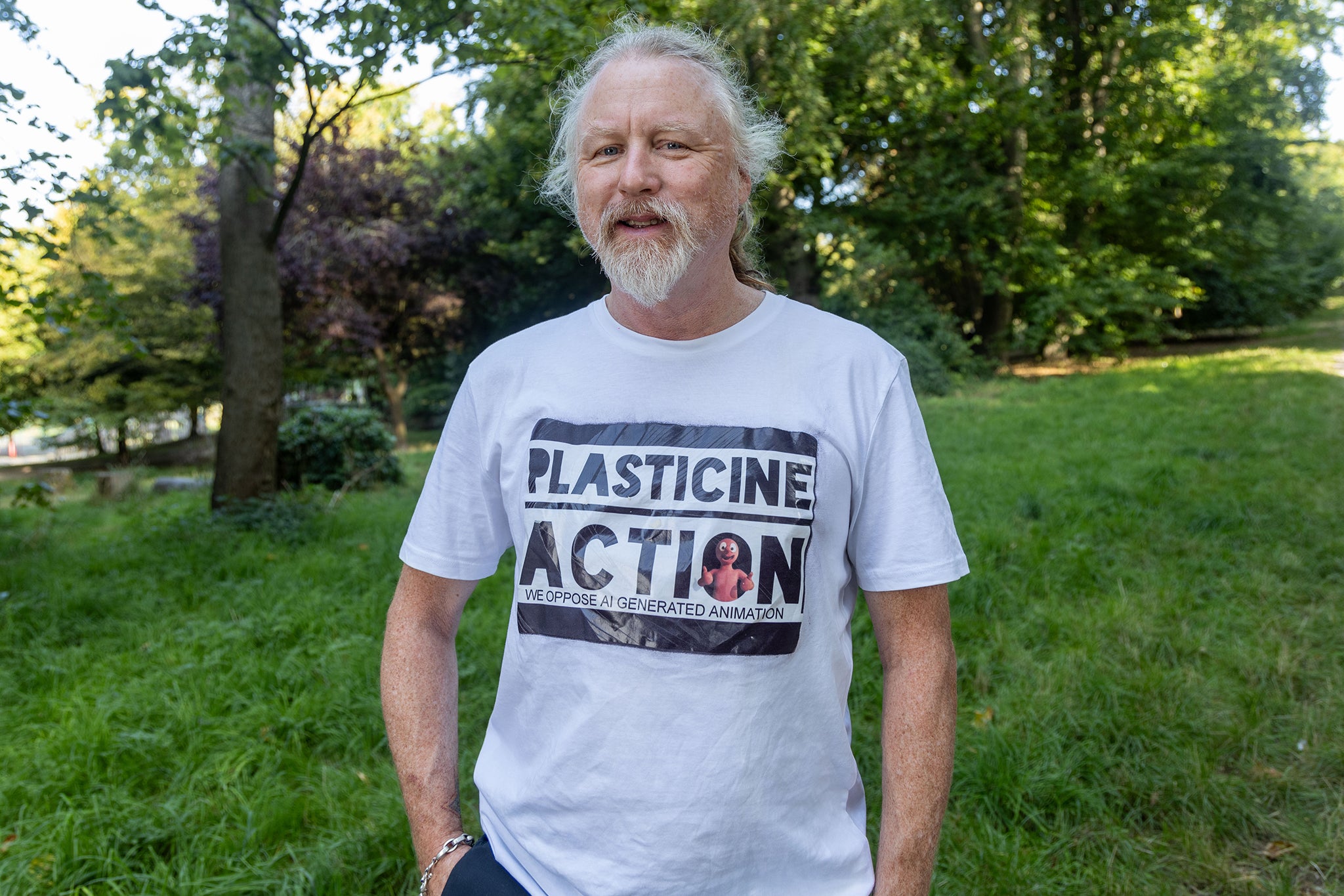 Miles Pickering, from Brighton, admitted the T-shirt was designed to look like the logo of Palestine Action