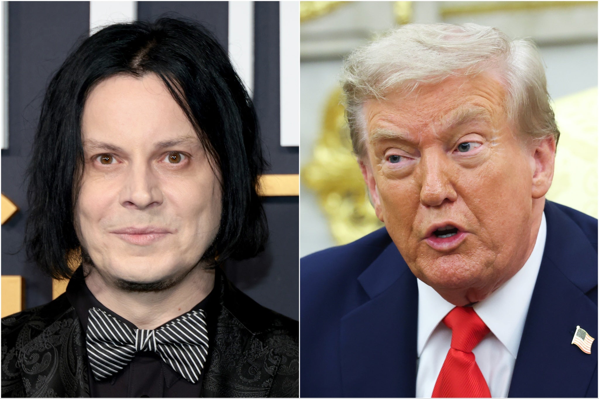 Jack White is a vocal critic of President Trump