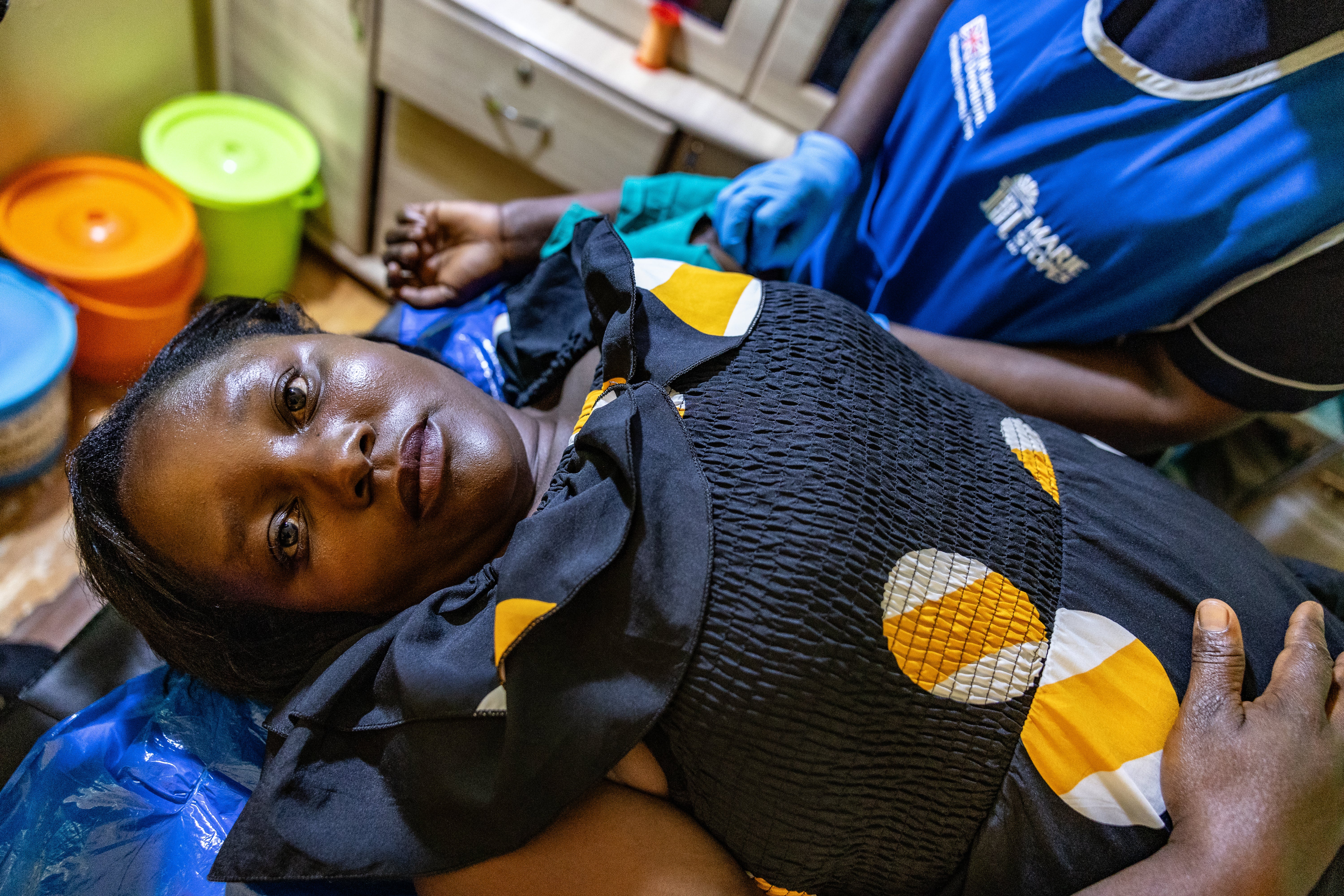 Bridget, who is getting a contraceptive implant, worries about the cuts as two of her friends died after seeking back-street abortions