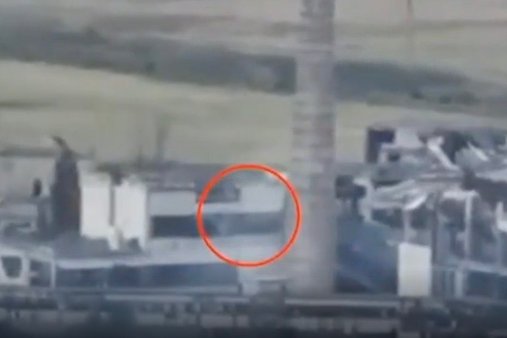 The bullet travelled 2.5 miles before hitting its target, a Ukrainian military blogger said