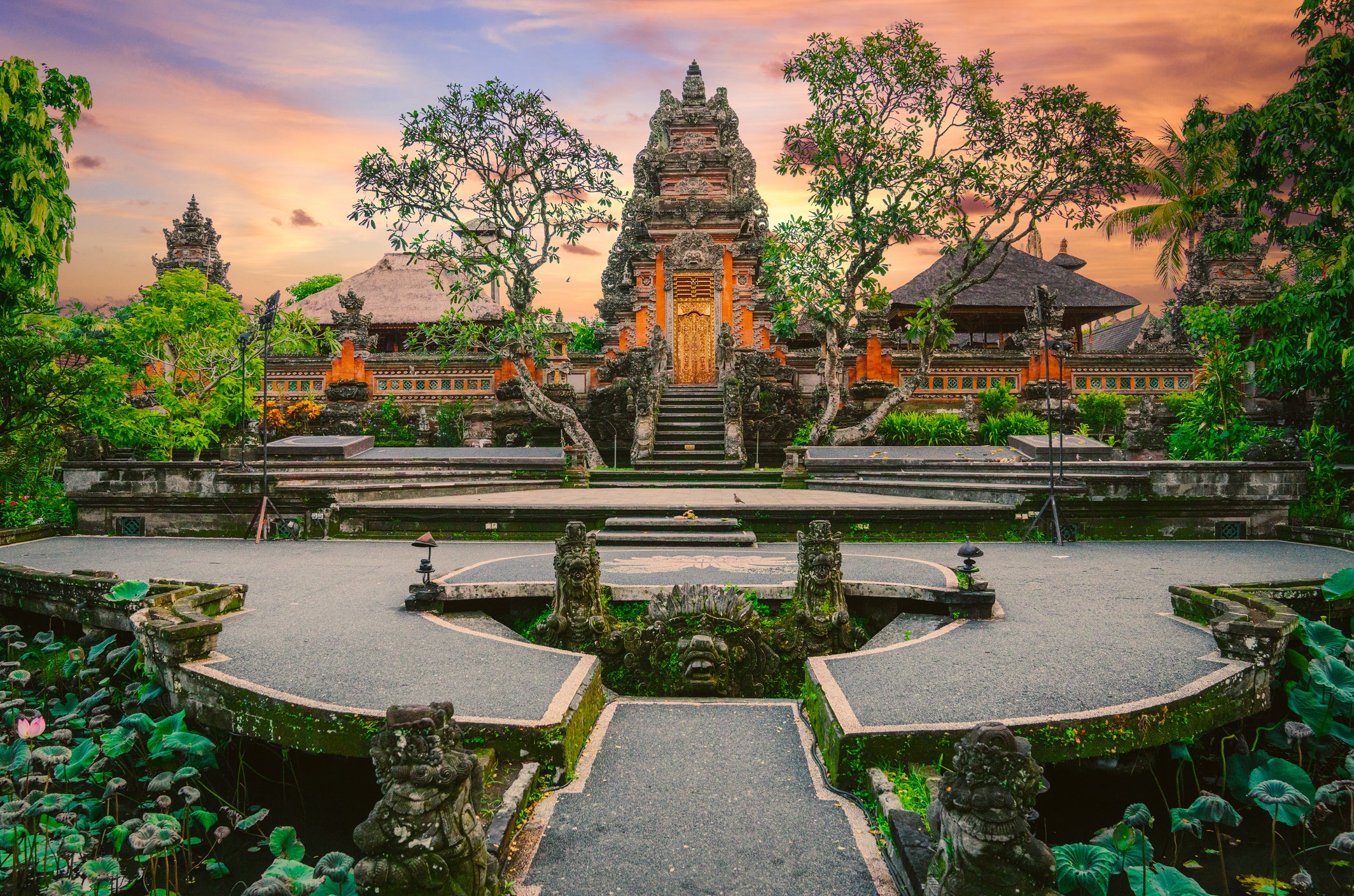 Gaze upon the marvel that is the Saraswati Temple in Ubud