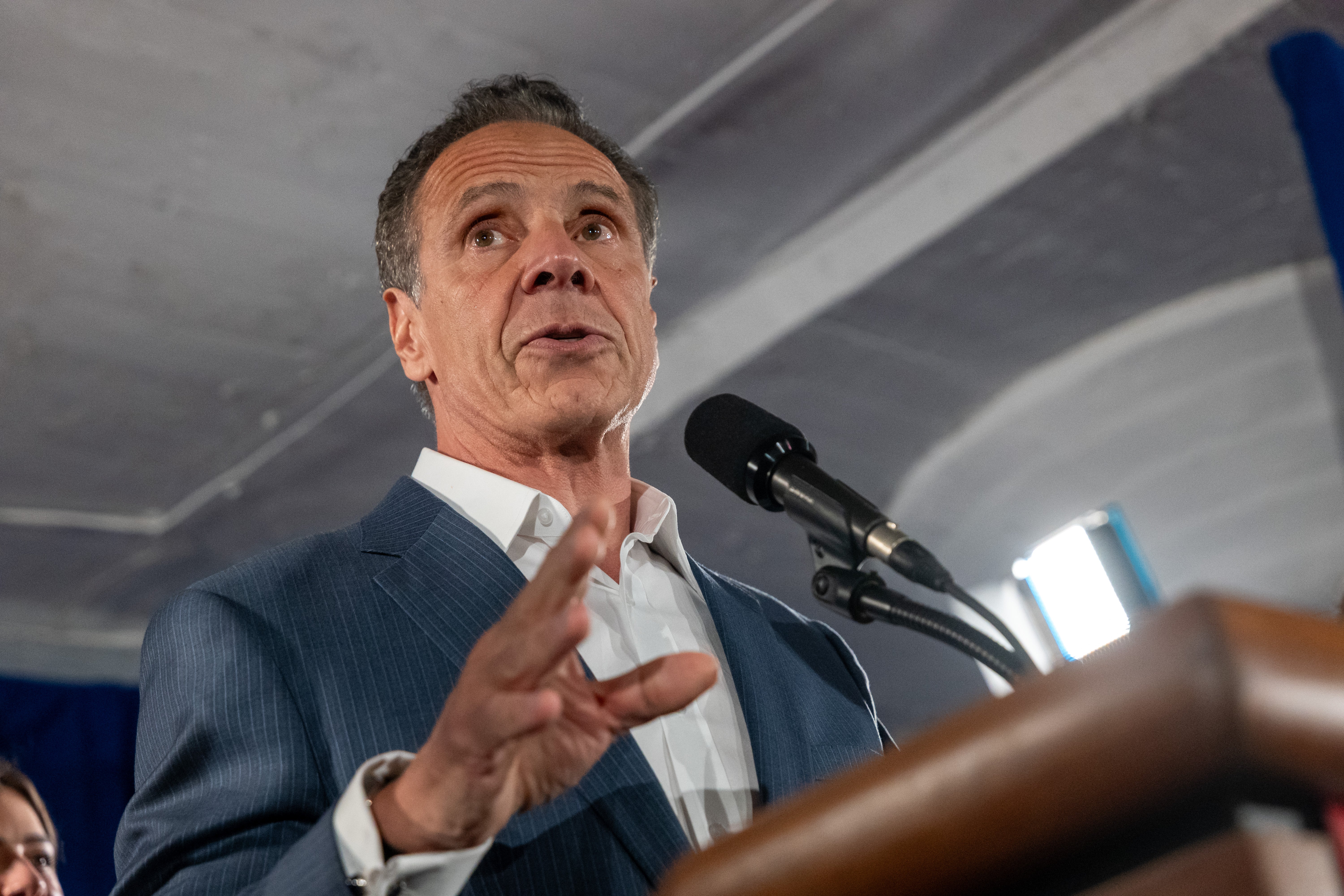 Former New York Governor Andrew Cuomo, who is running as a third-party candidate in he 2025 New York mayoral election