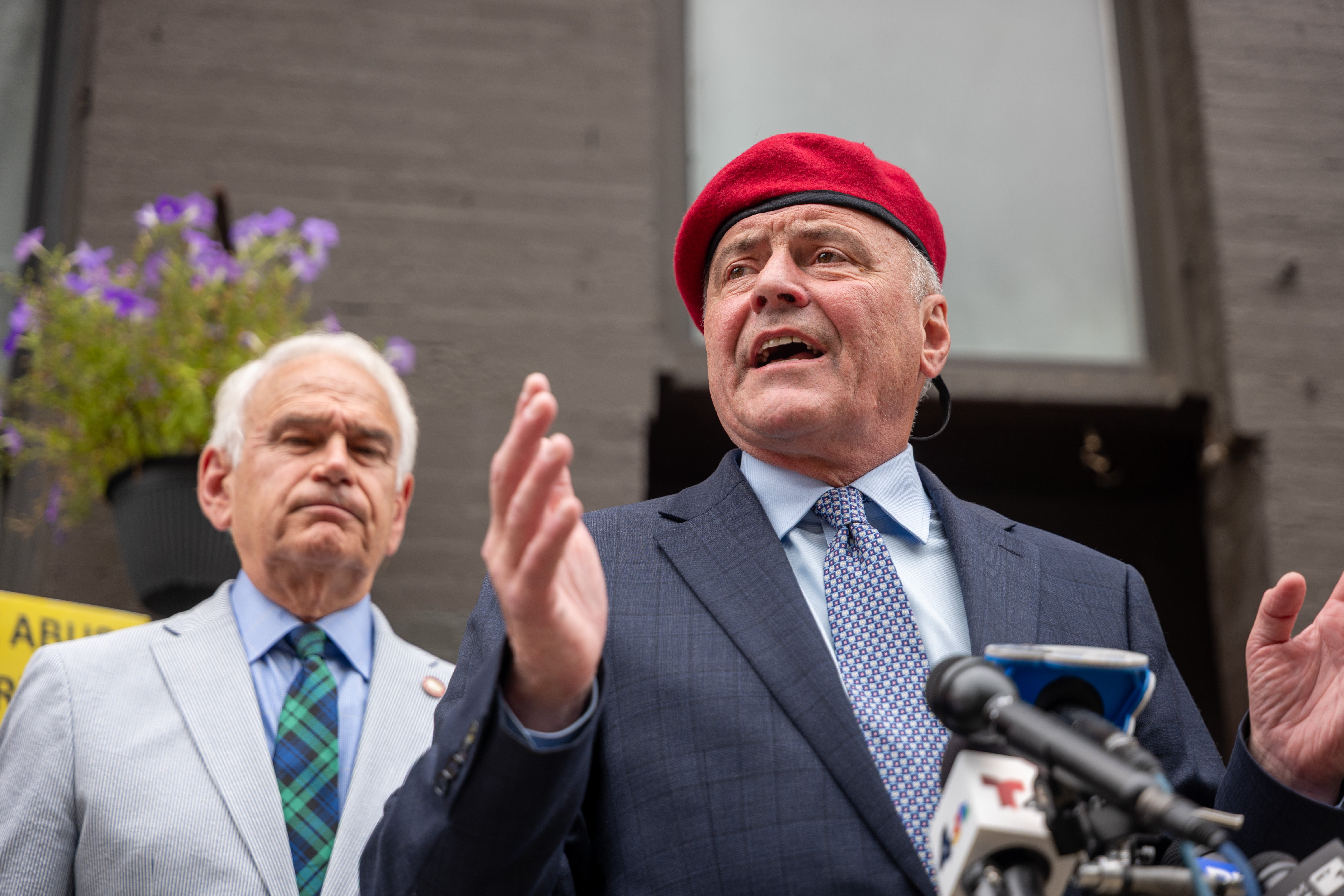 Mayoral candidate Curtis Sliwa is the Republican candidate running in the New York City mayoral race