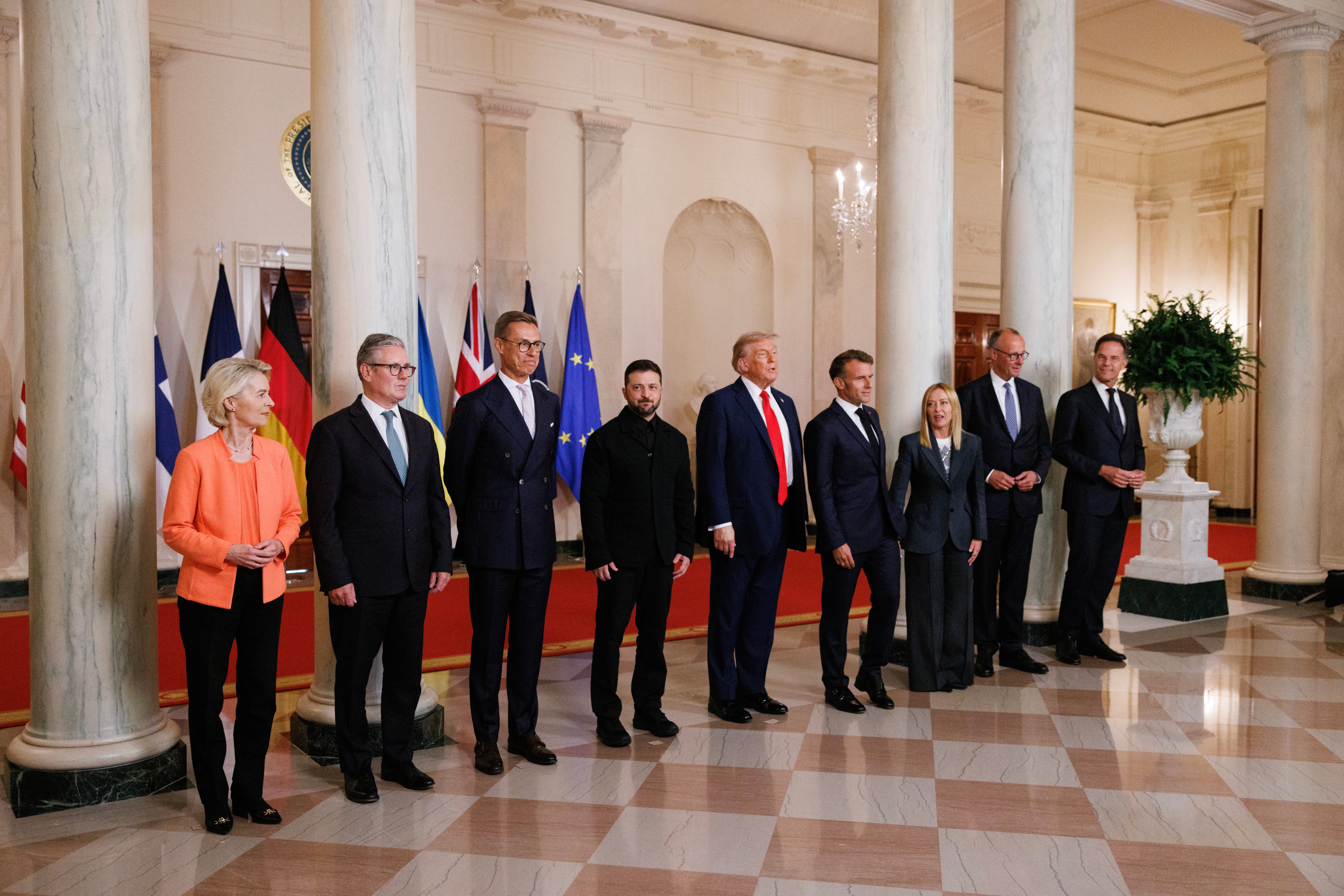 Trump-Zelensky meeting live: President pushes to end Ukraine-Russia war as he rules out US troops on the ground