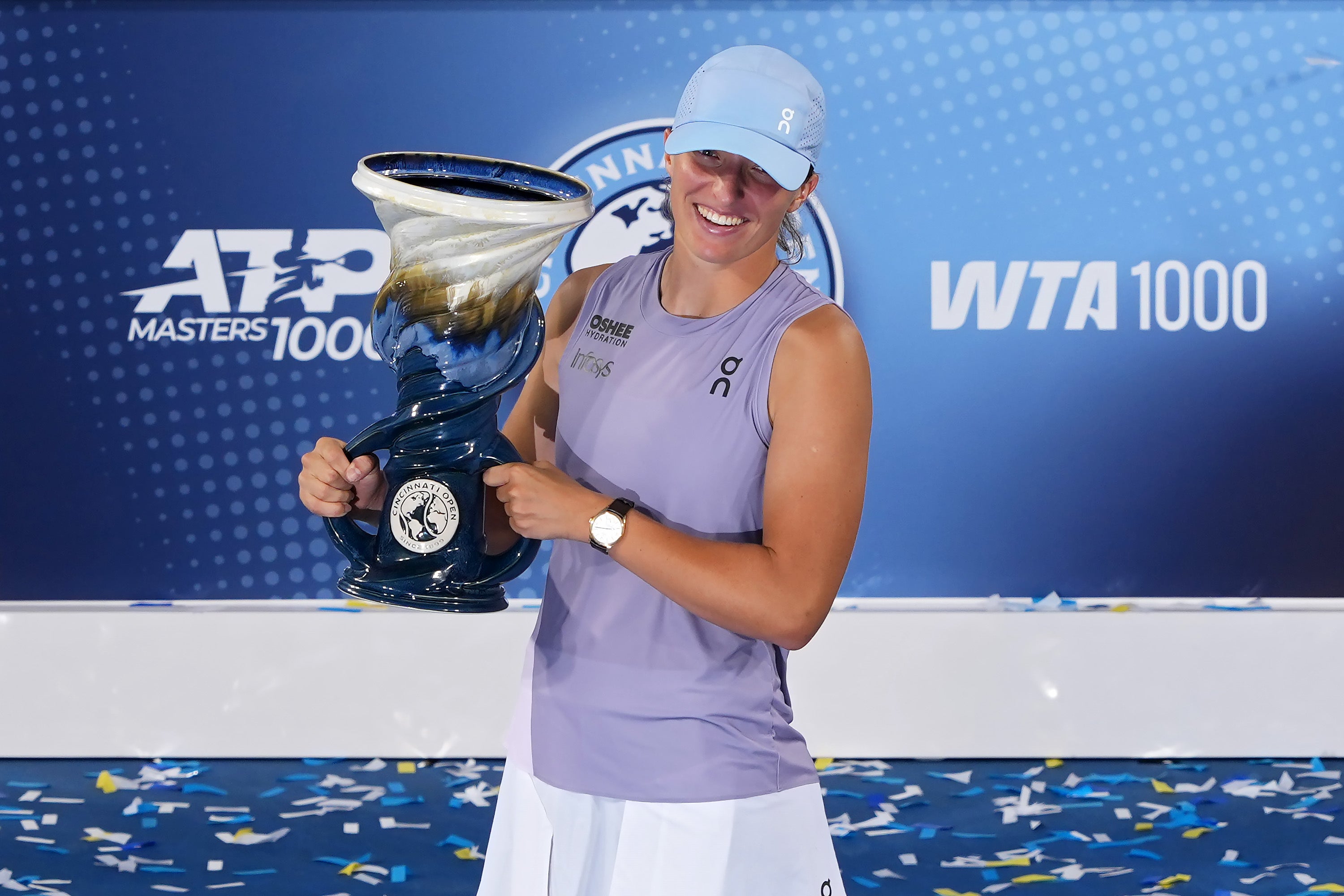 Iga Swiatek made a quick dash to New York after her win in Cincinnati