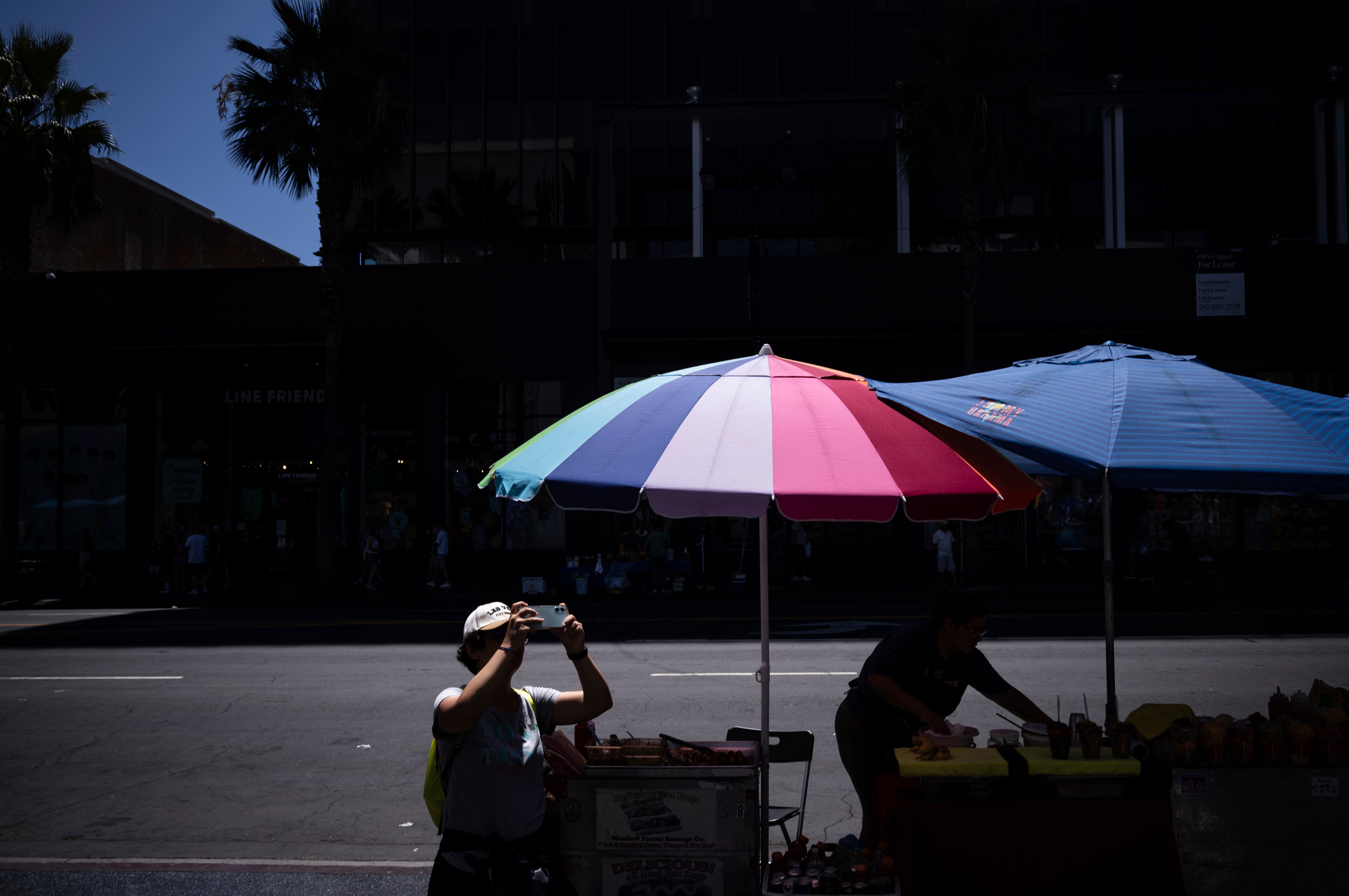 Red flag warnings, signaling elevated wildfire danger, have been issued