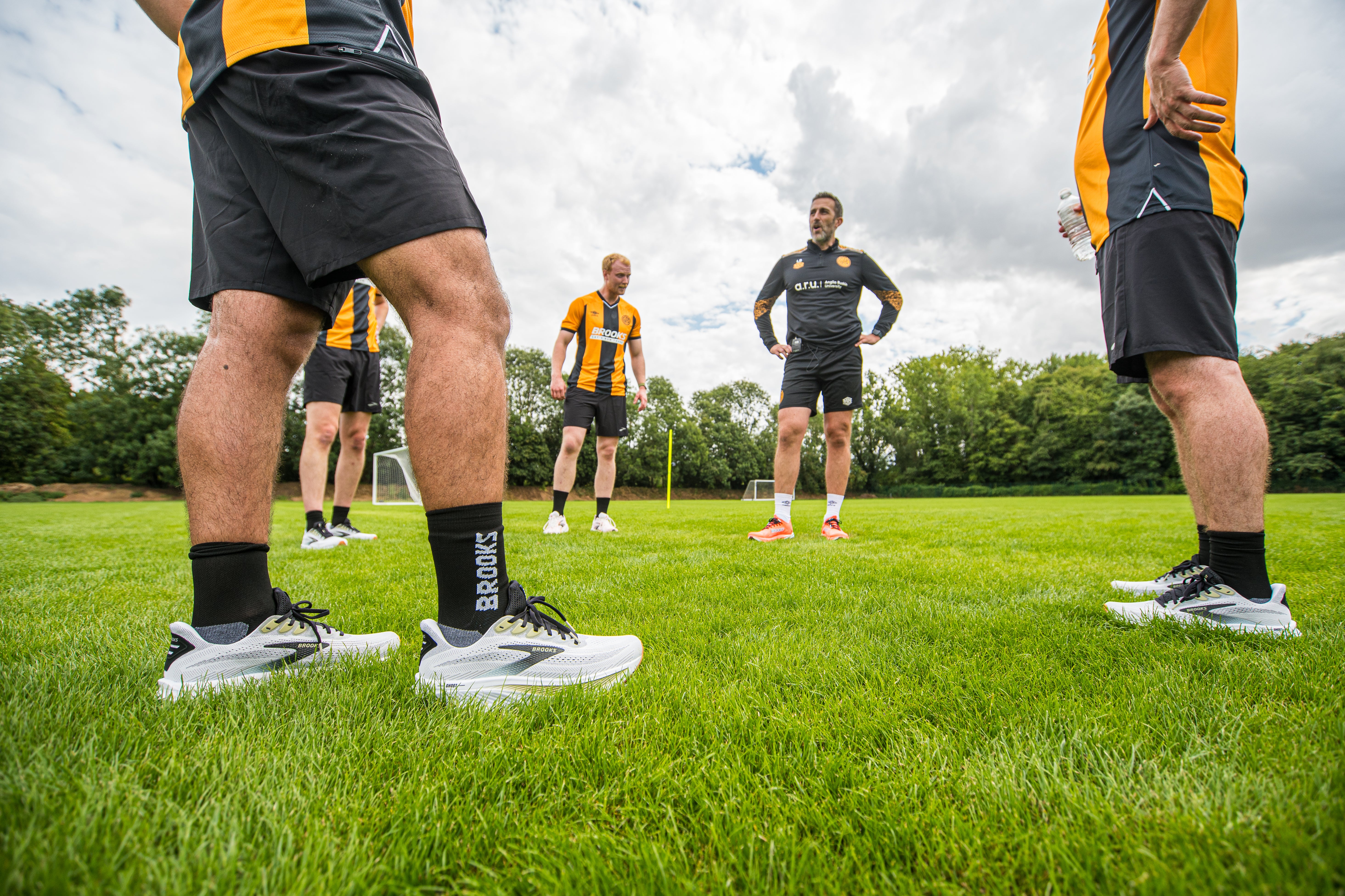 Executive performance lead Laurence Bloom explained the purpose of each drill