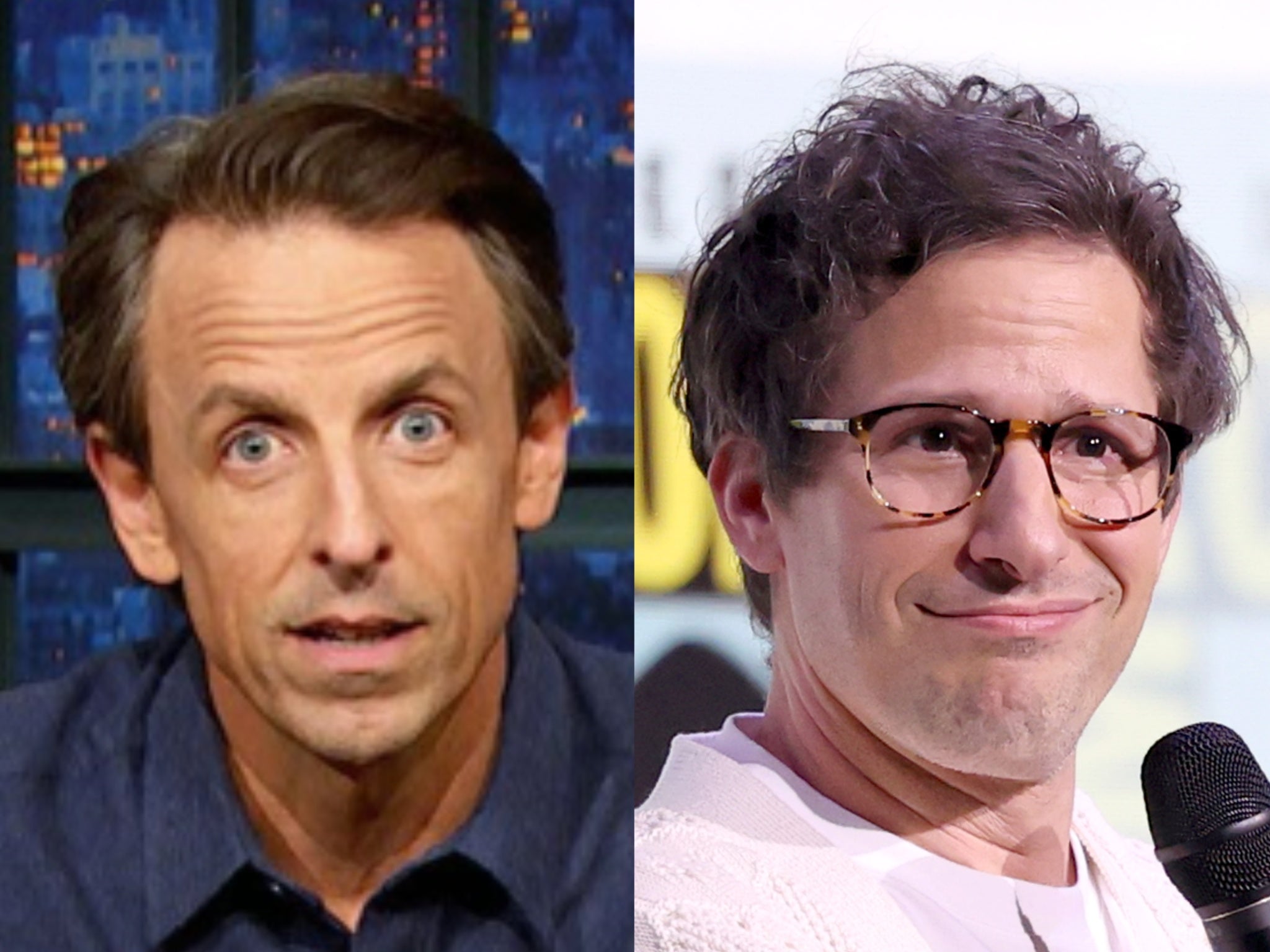 Seth Meyers roasts Andy Samberg after death of beloved pet dog who ‘disliked’ actor