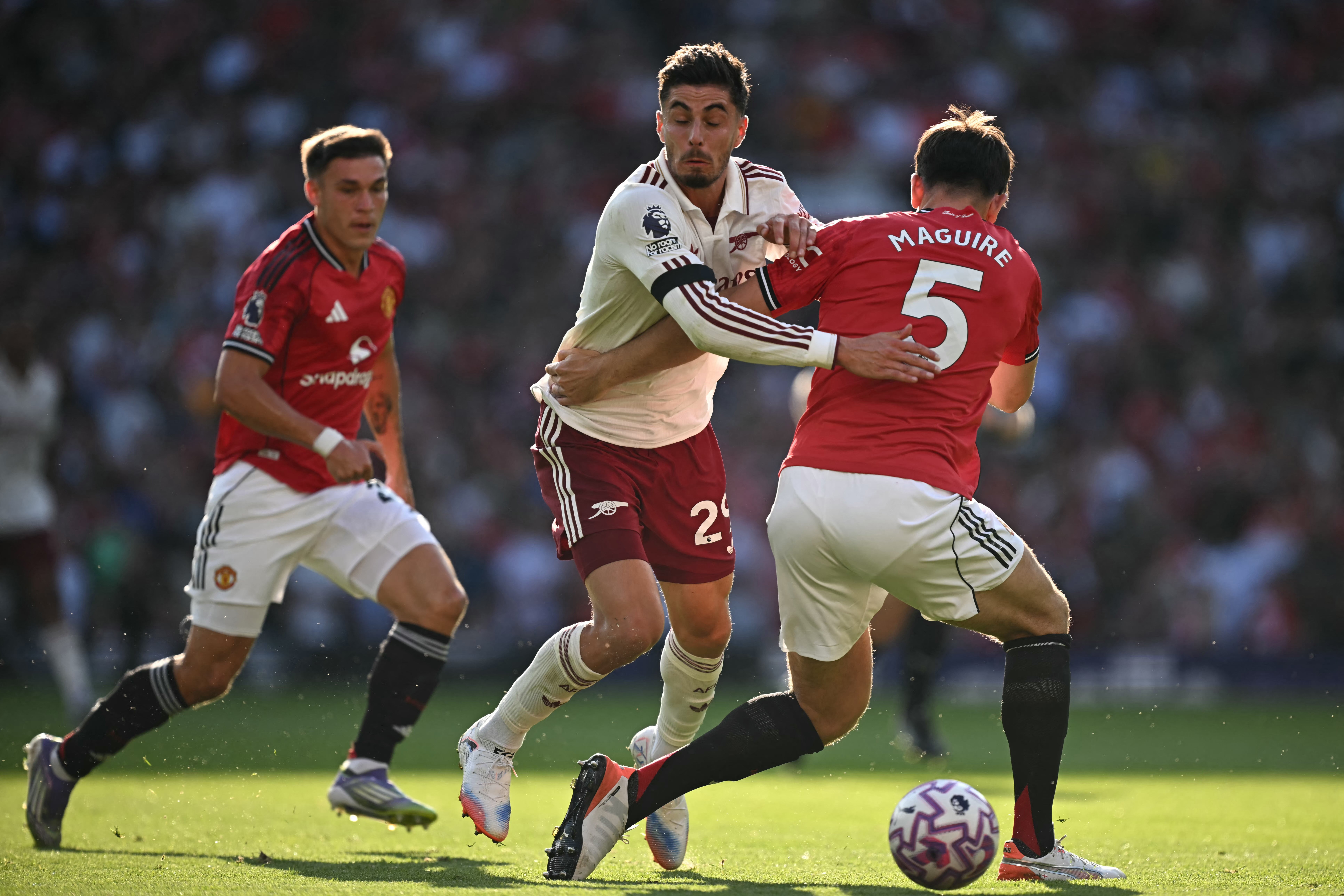 Kai Havertz vyšel z lavičky proti Man United