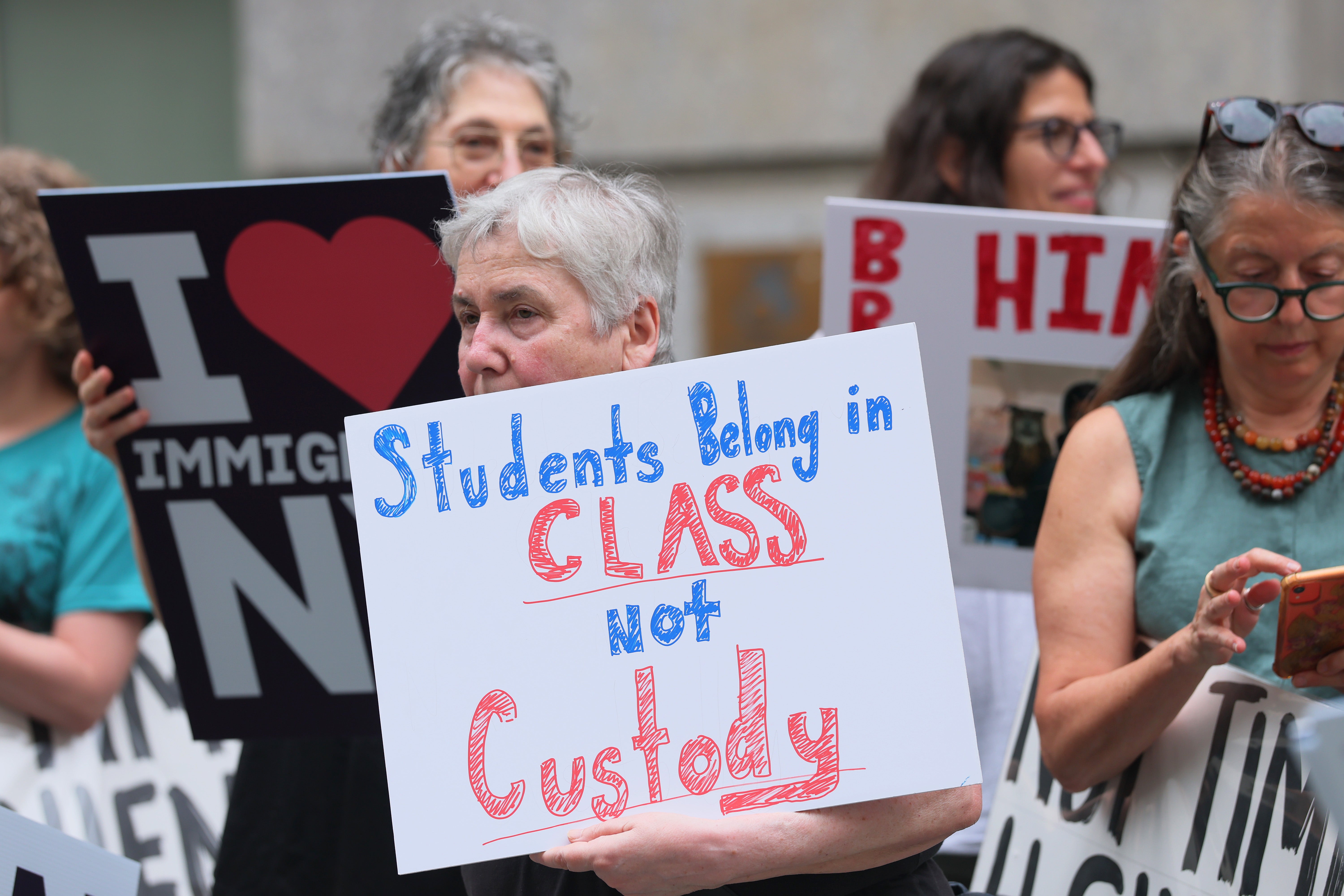 Civil rights groups and New York officials have criticized ICE’s practice of arresting immigrants in court and at regularly scheduled check-ins with officers, with several public school students facing deportation after their abrupt arrest at routine appointments and hearings