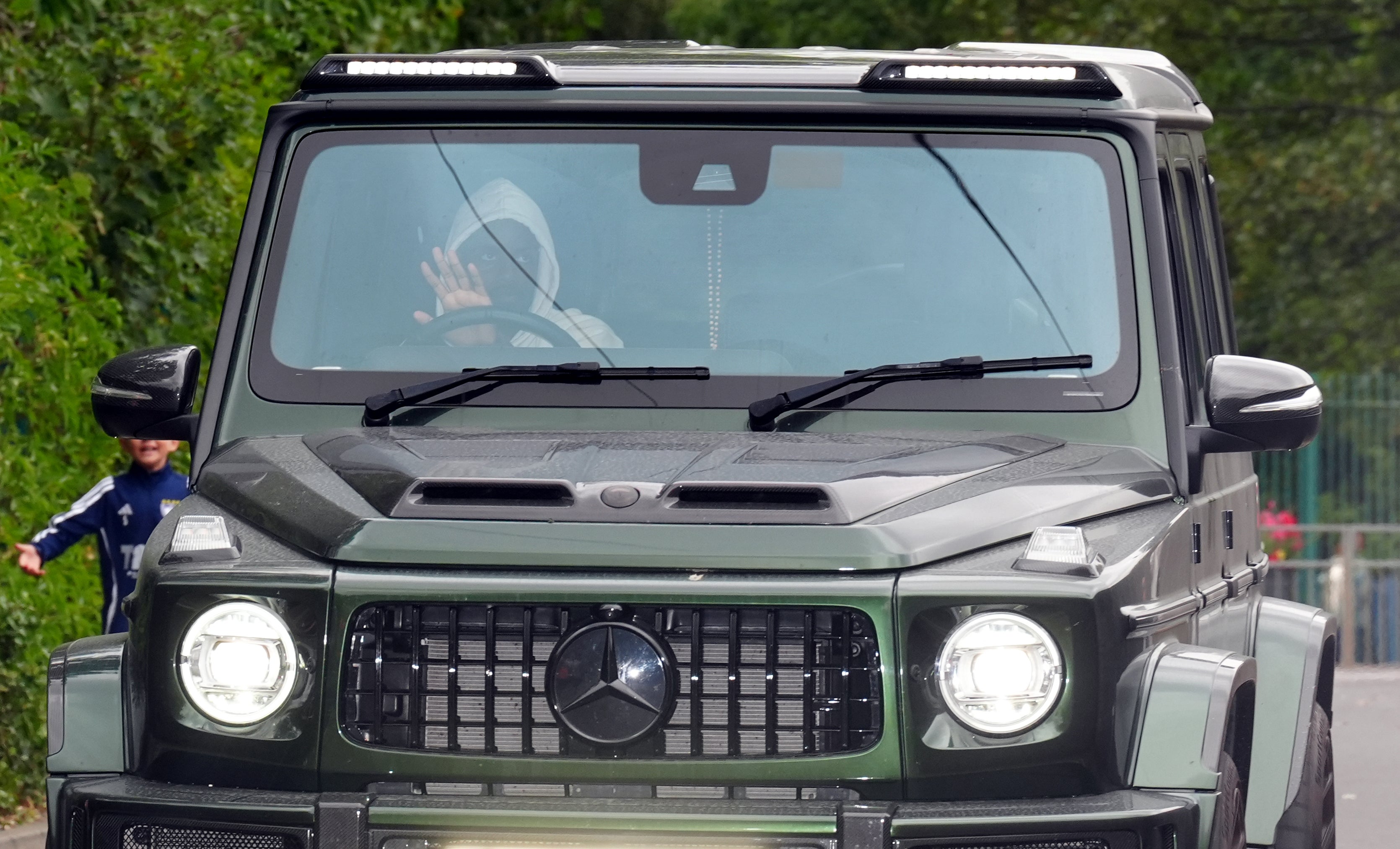 Isak at the club’s training centre