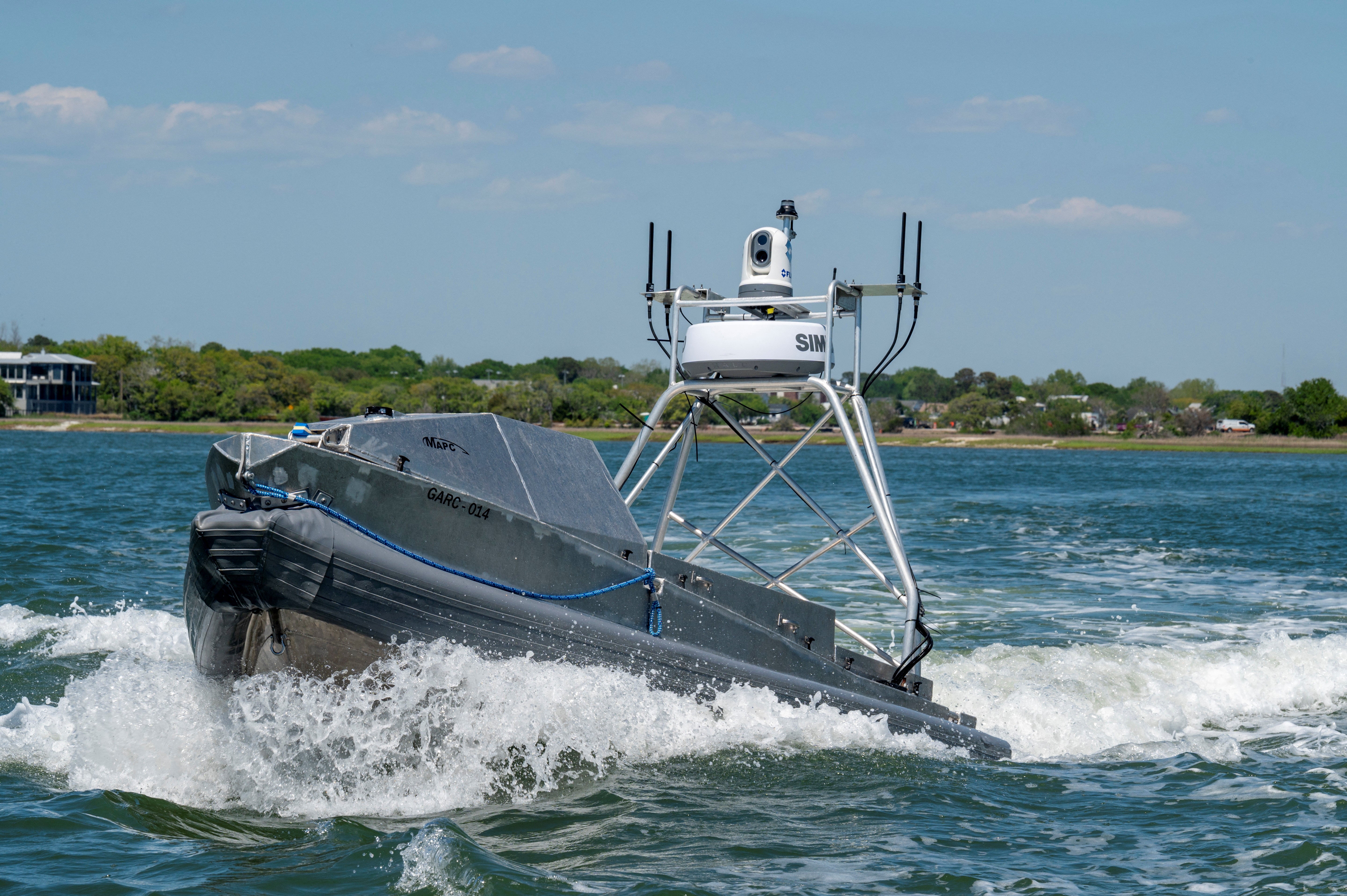 One of the Navy’s autonomous vessels took part in an exercise in South Carolina on April 17. The U.S. Navy has faced several setbacks while working to acquire a new fleet of autonomous vessels.
