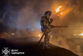 Russian drone strike sees firefighters battle huge blaze at Ukrainian energy facility