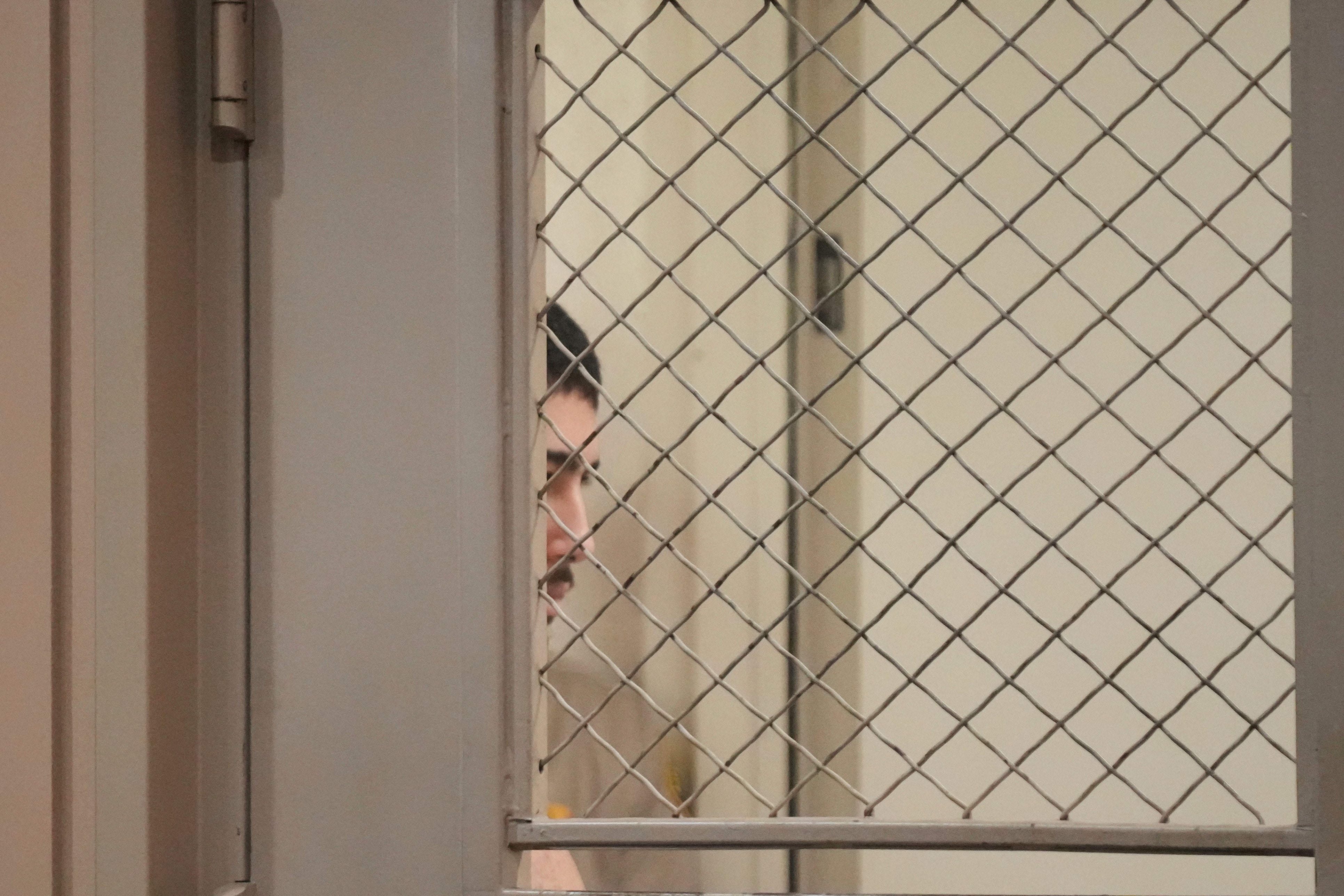 Raymond Boodarian appears in court for his arraignment hearing. The 22-year-old is accused of killing Robin Kaye and Thomas Deluca