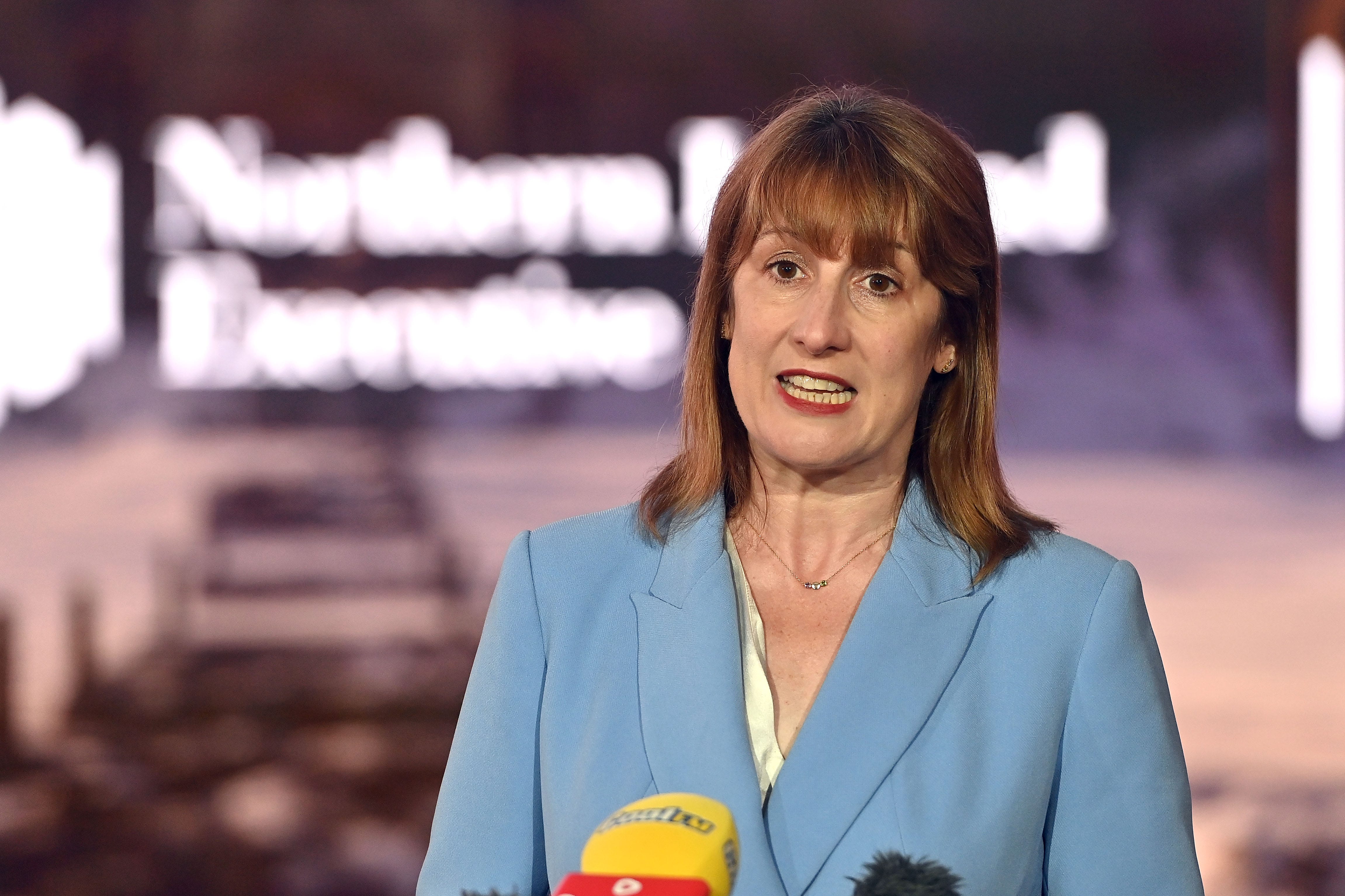 Rachel Reeves is faced with a potential £41.2bn black hole in government finances (Oliver McVeigh/PA)