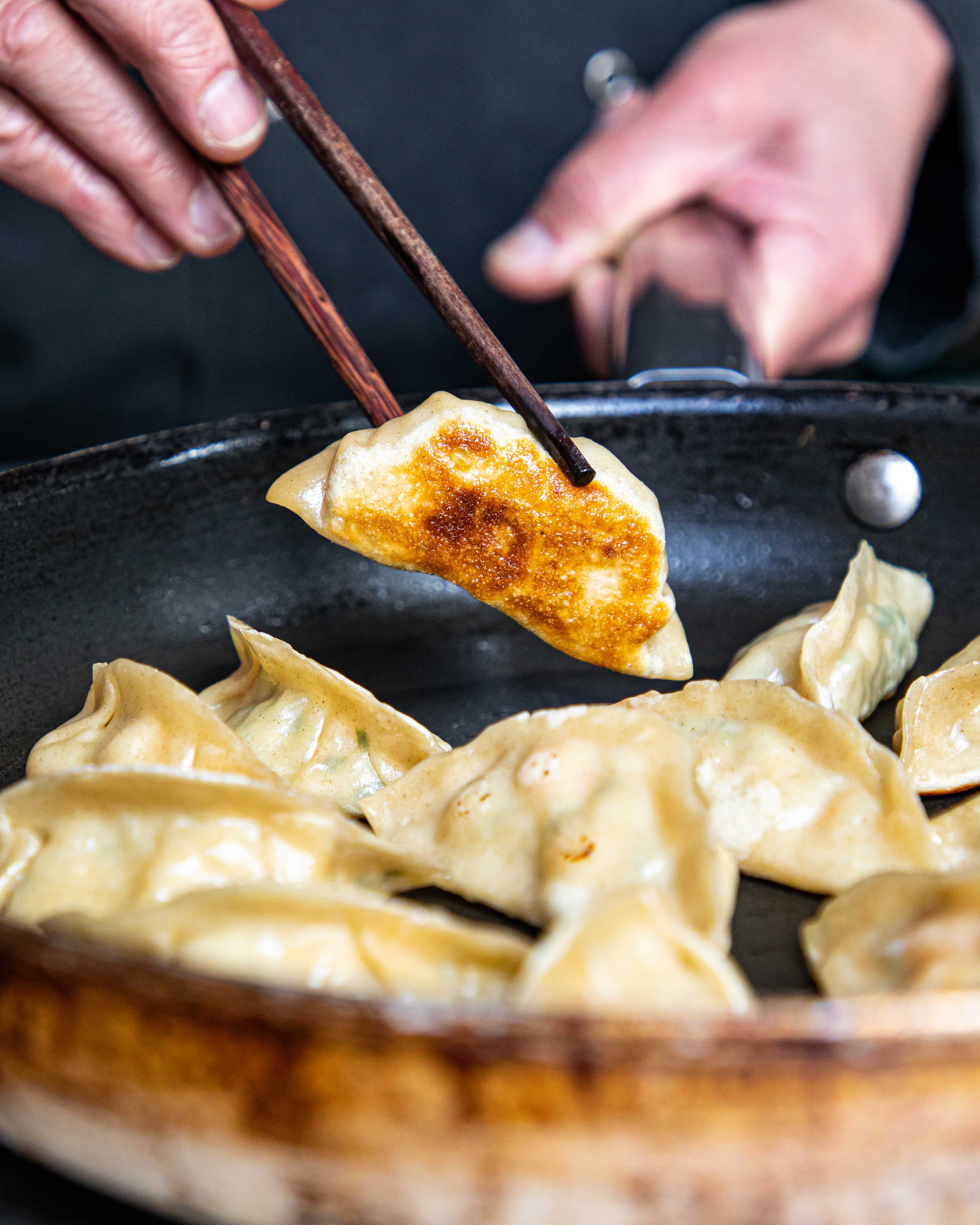 Juicy prawns wrapped in handmade dough — the crowd-pleaser that gave Chubby Dumpling its queues