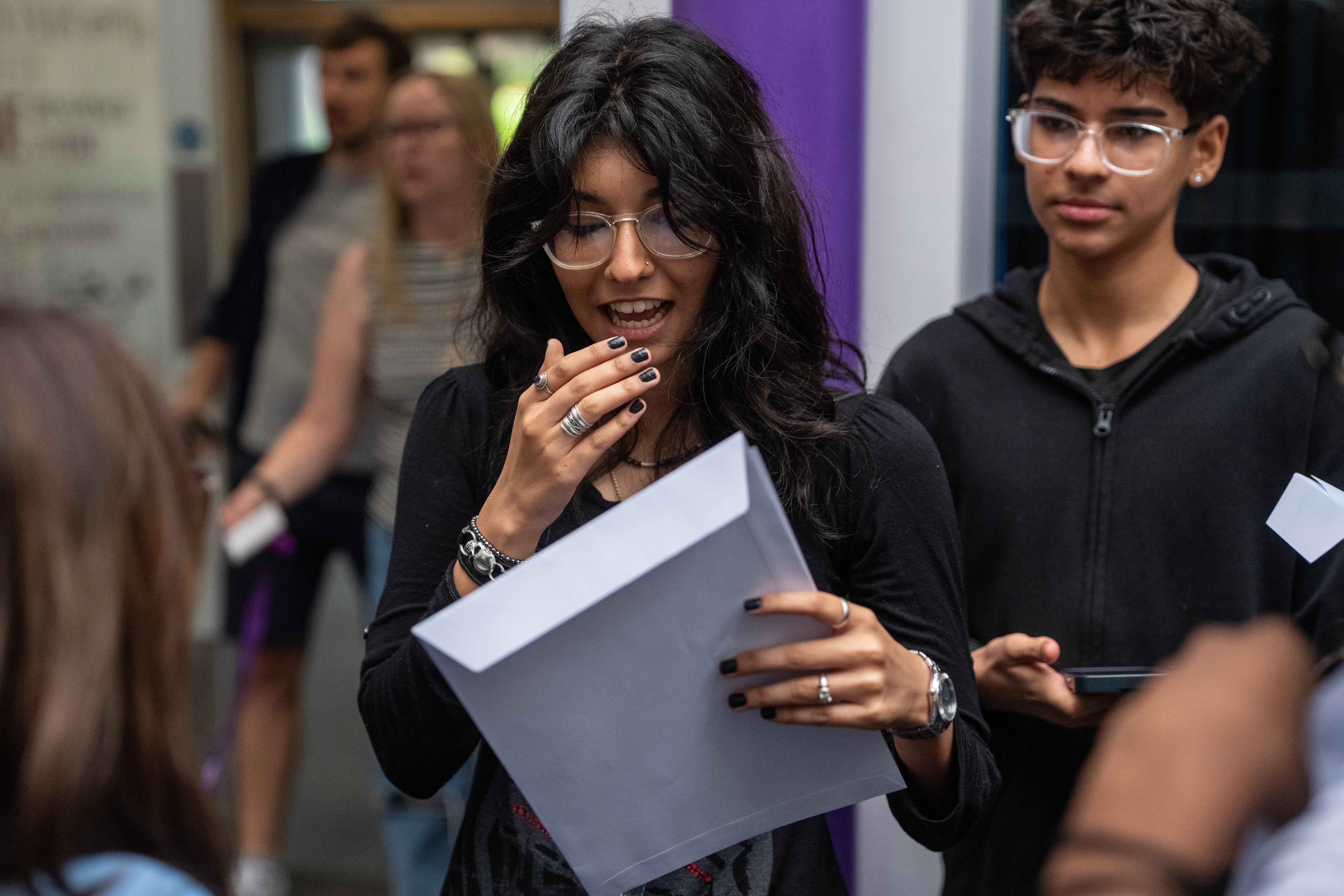 Students received their GCSE results today