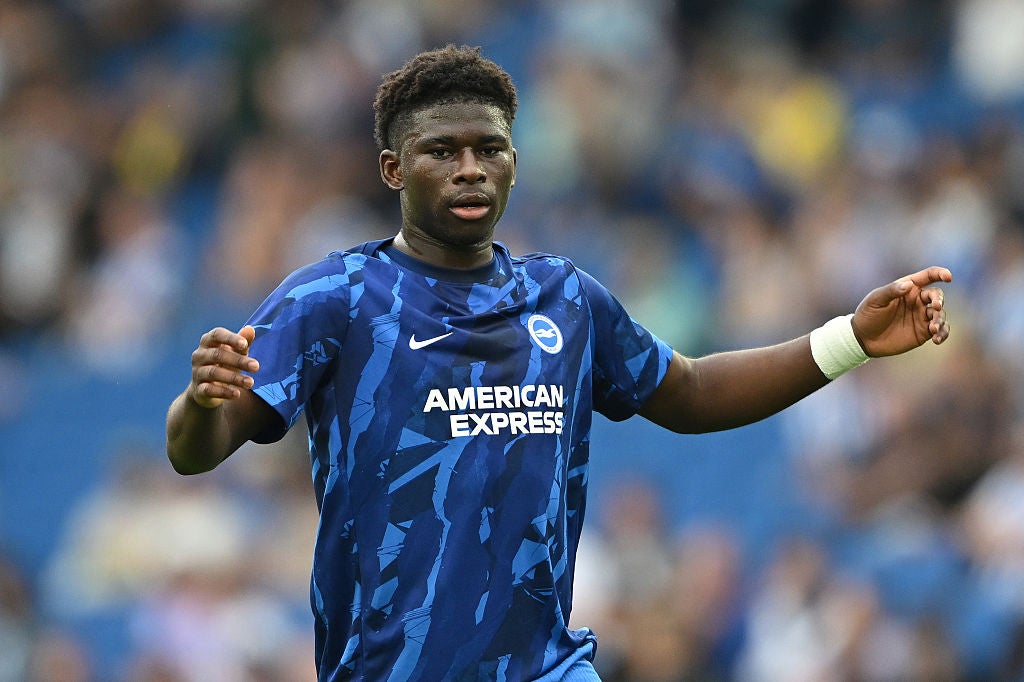 <p>Carlos Baleba has emerged as a longer-term midfield target for United</p>