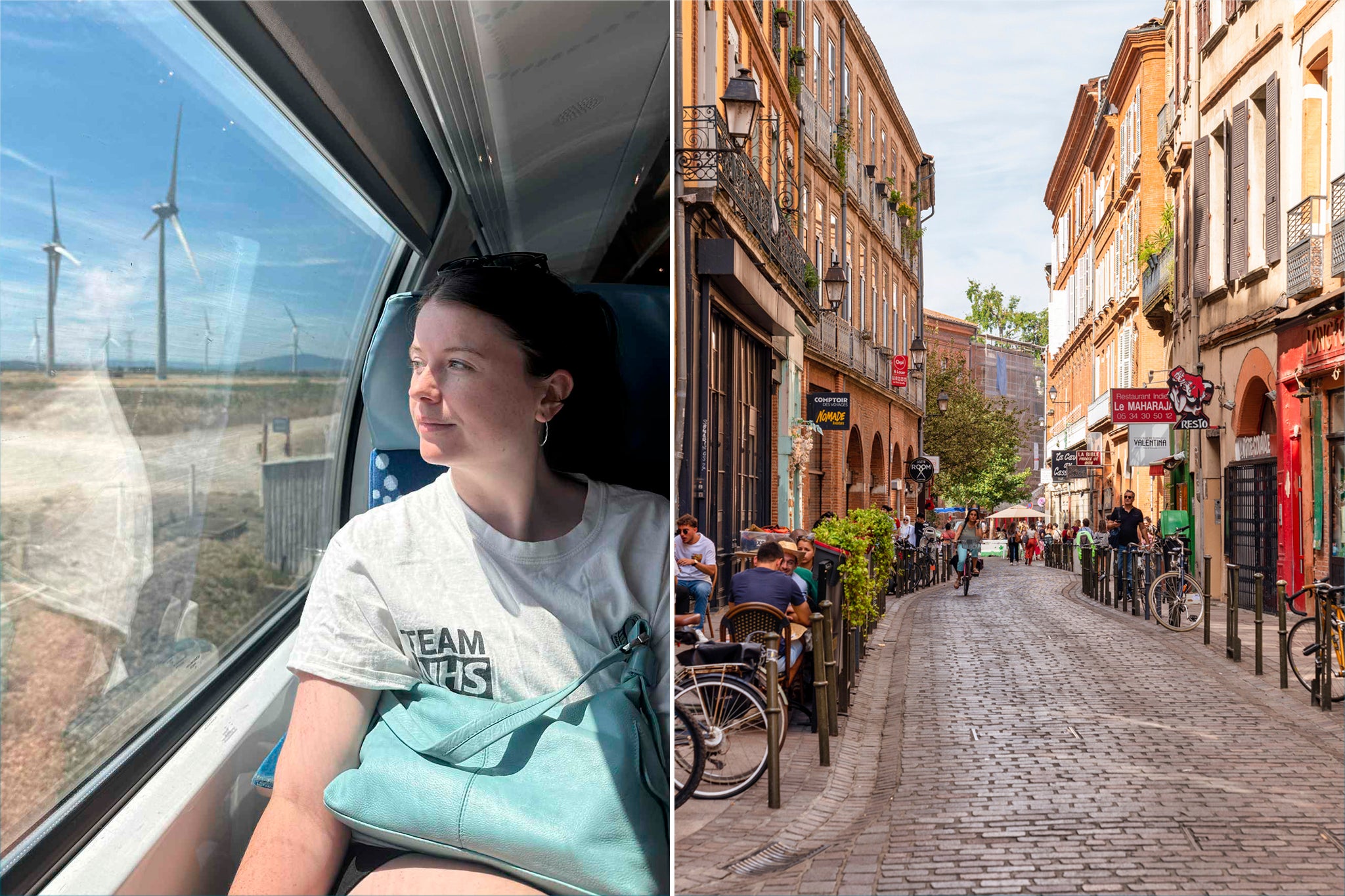 Flora found quaint bistros, timeless architecture and beaches while riding the rails
