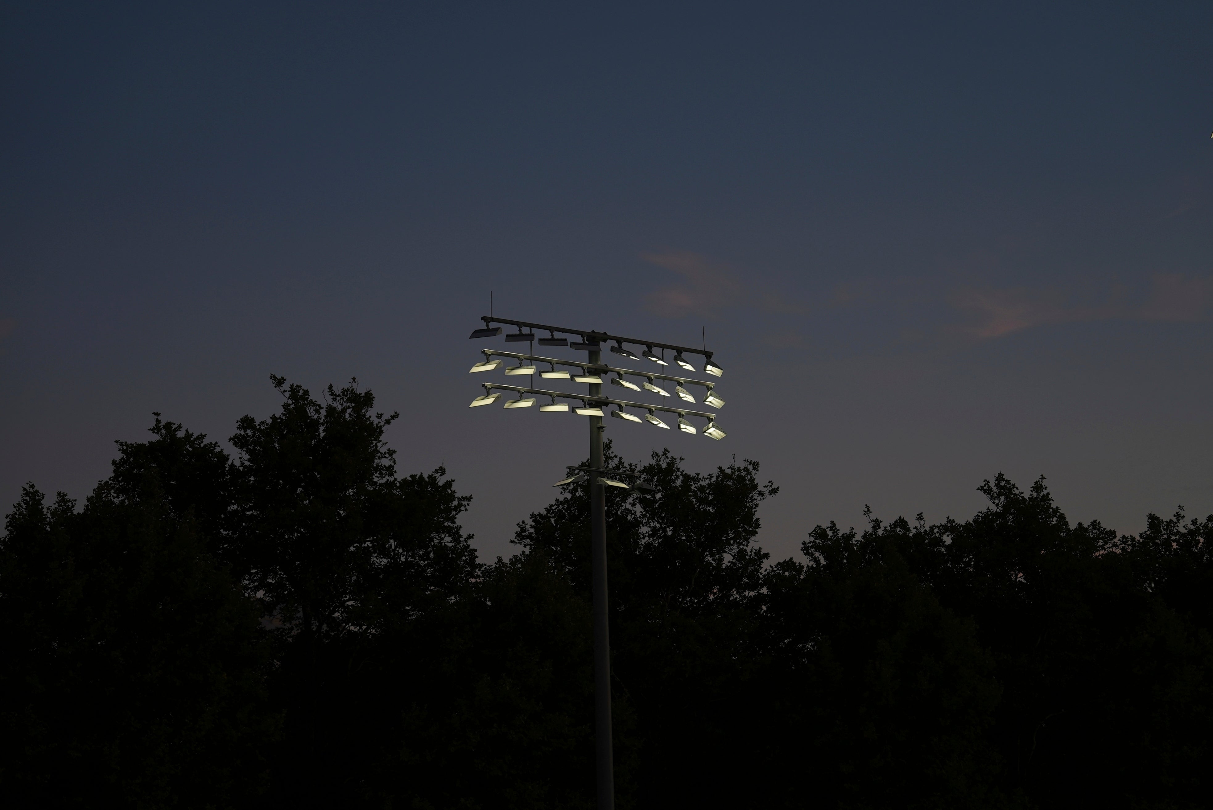 US Open Dark Lighting Tennis