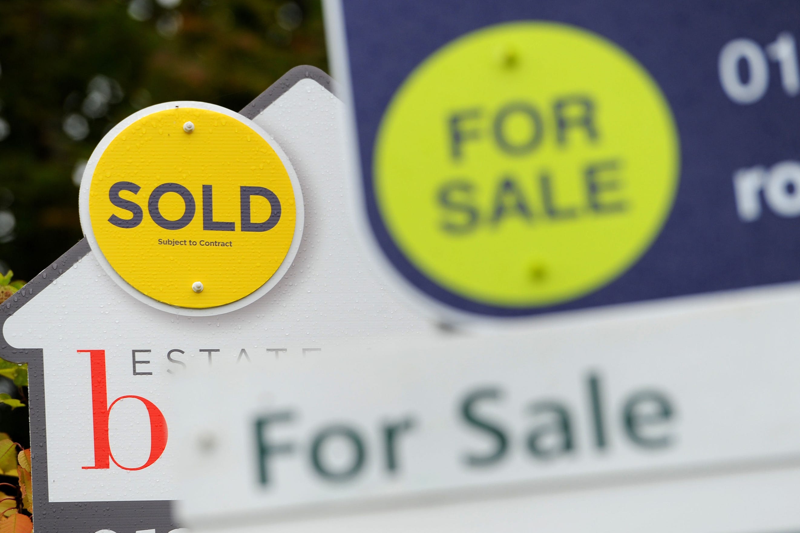 The average five-year fixed-rate mortgage has dipped below 5% for the first time since May 2023 (Andrew Matthews/PA)
