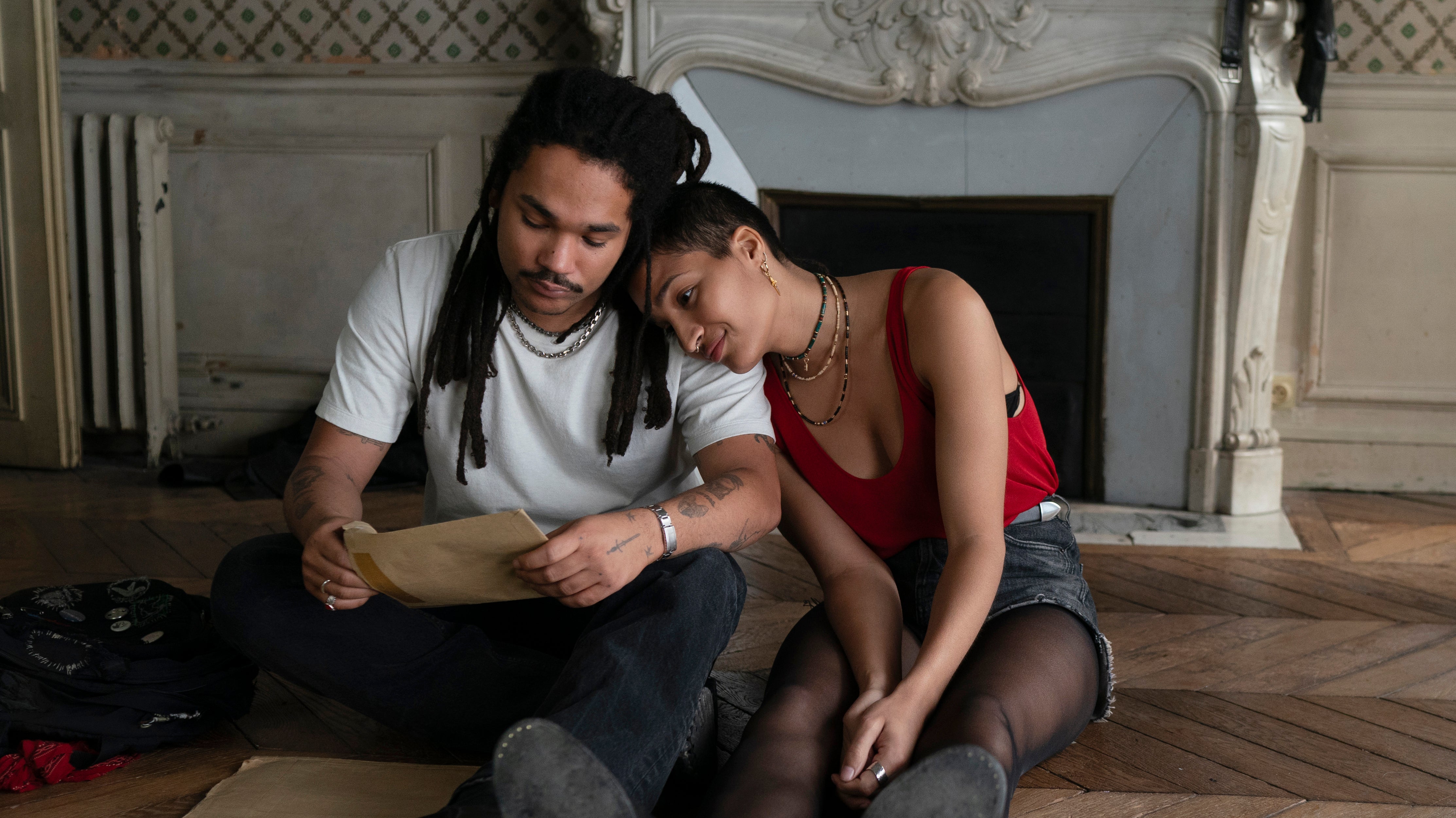 Luka Sabbat (left) and Indya Moore in a scene from ‘Father Mother Sister Brother’; Moore, who has been a vocal Palestine supporter, weighed in on what she described as the “creative warfare and resource warfare behind the scenes”