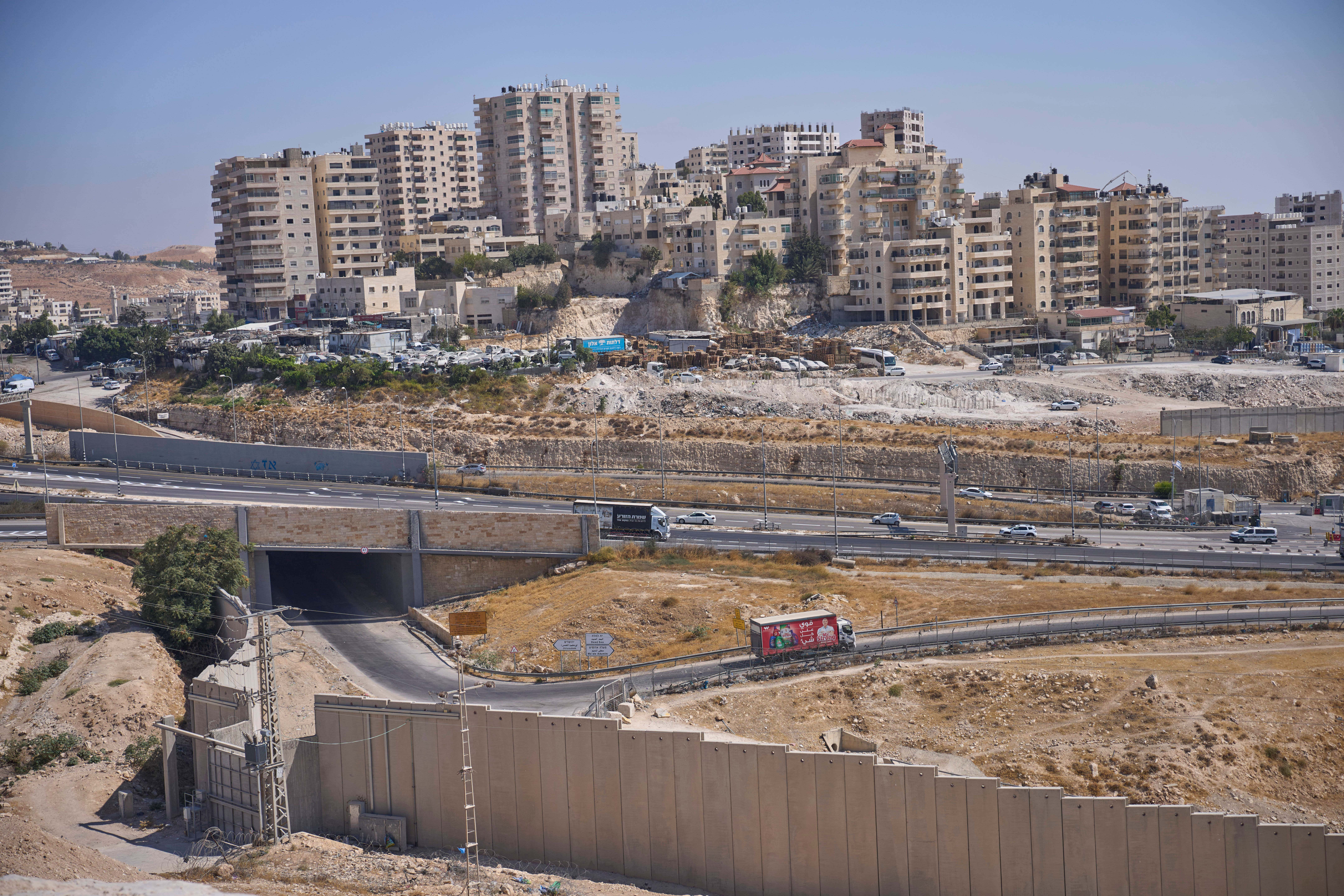 Israel has announced it will press ahead with the E1 settlement east of Jerusalem, which would effectively cut the West Bank in two (Ohad Zwigenberg/AP)