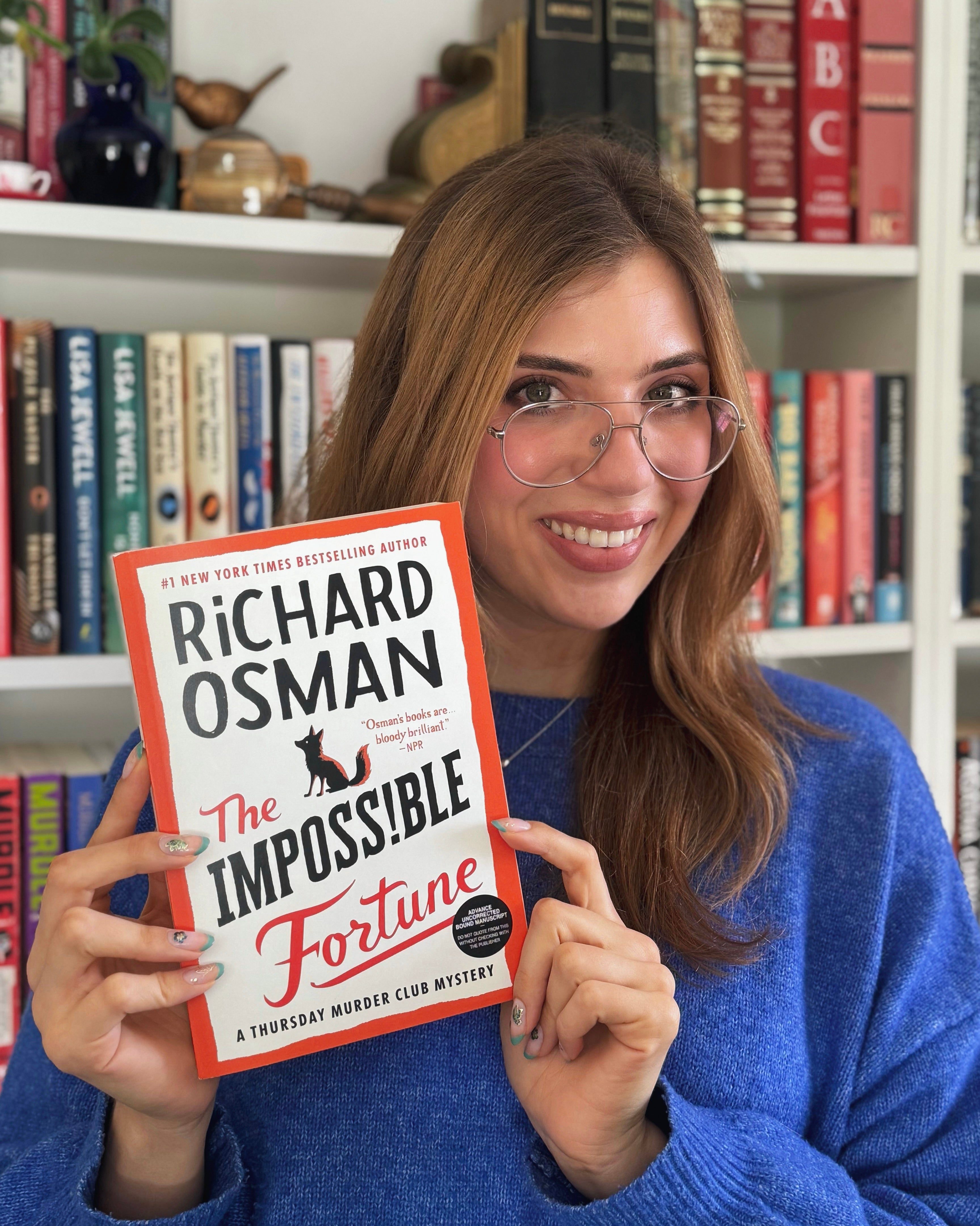 Mystery Manon with the latest Thursday Murder Club book