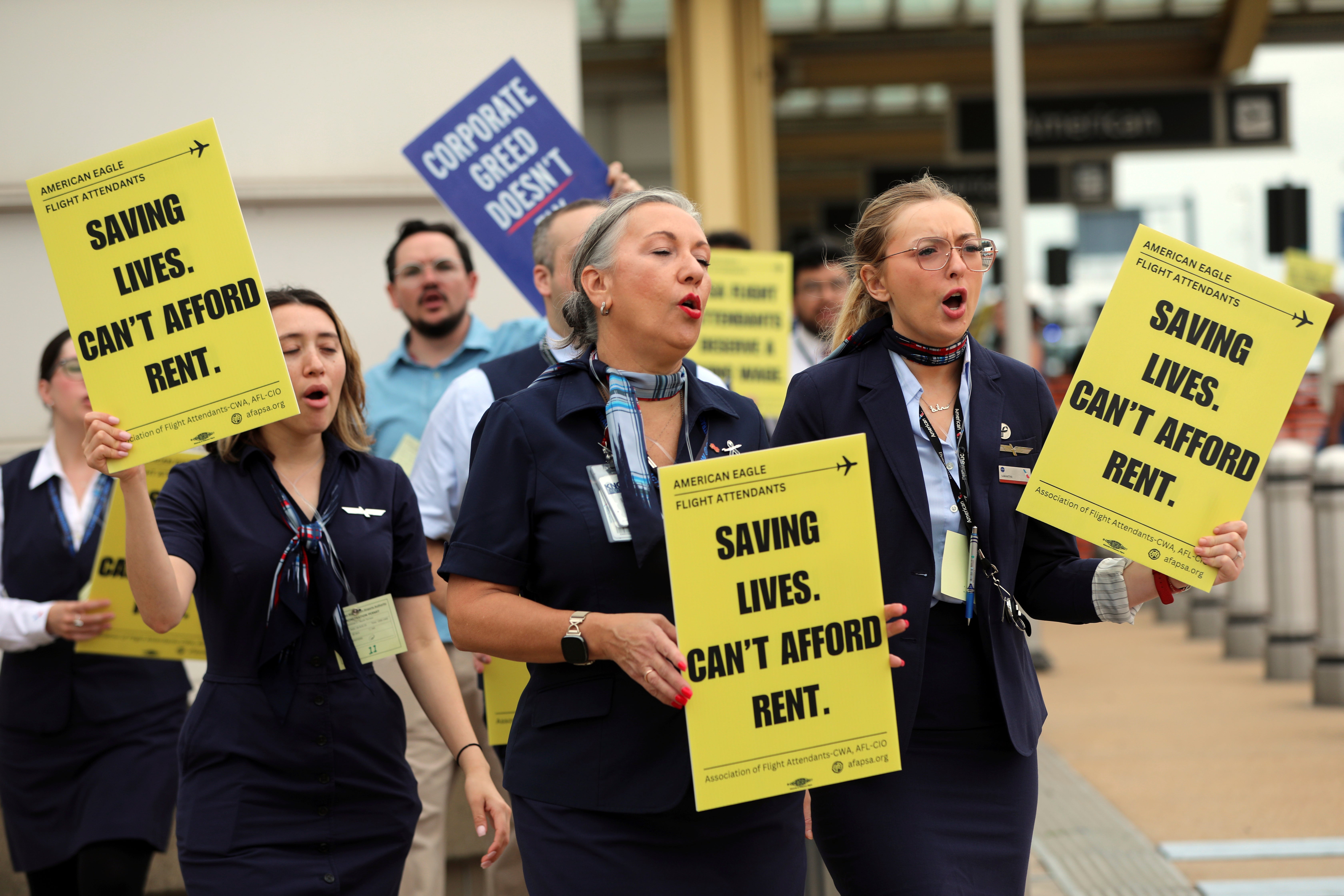 Frustrated Flight Attendants