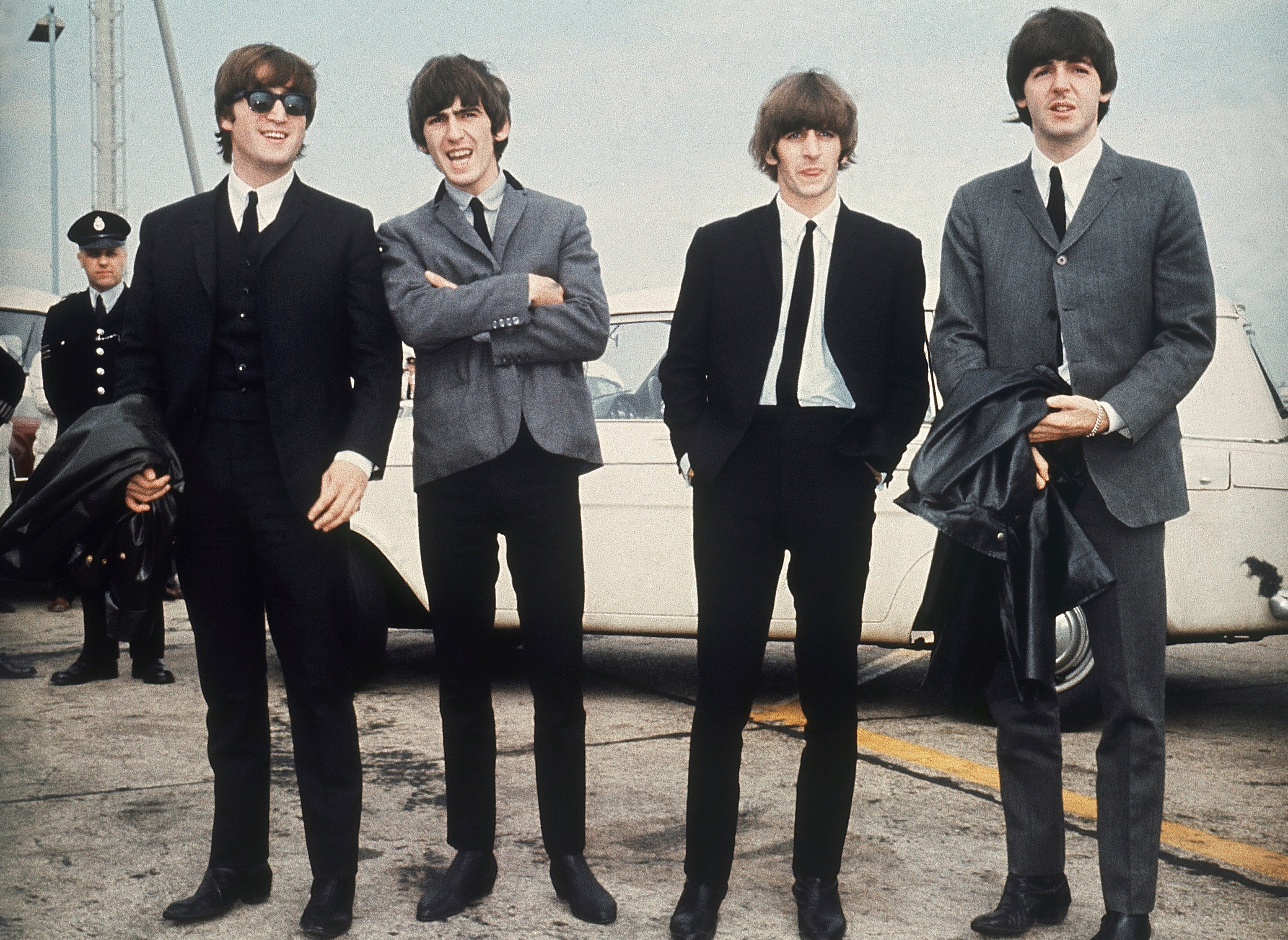 The Beatles, from left, John Lennon, George Harrison, Ringo Starr and Paul McCartney pictured in 1964