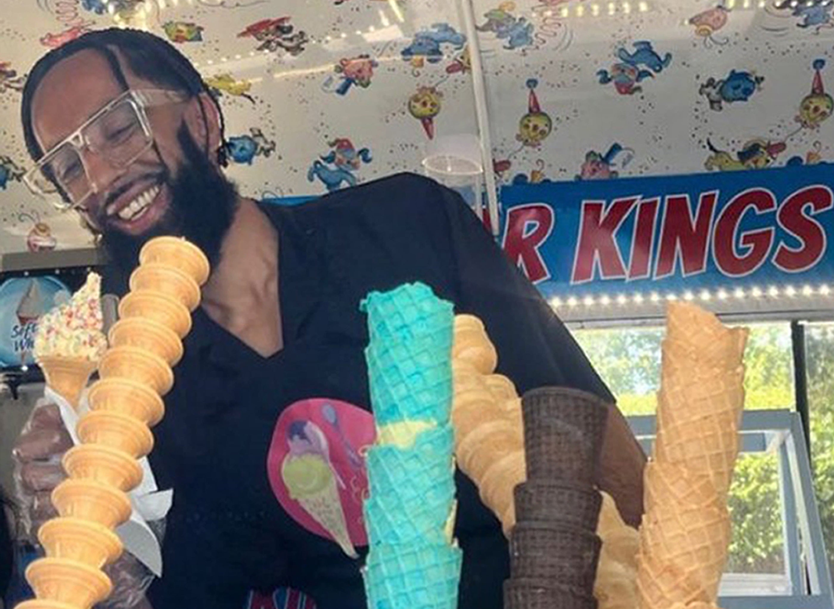 Shazad Khan, 41, was pronounced dead at the scene