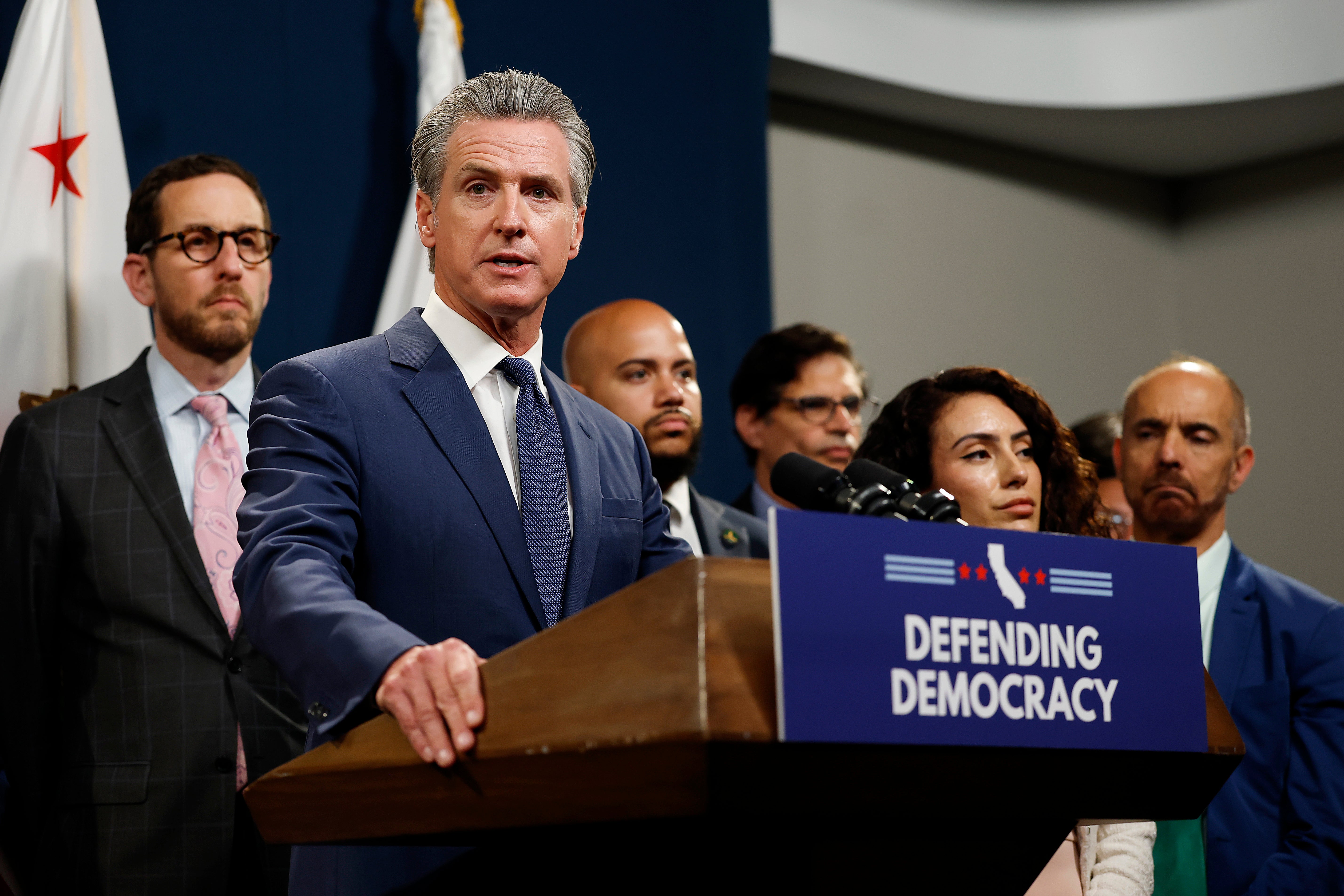 California bill calls for special election in November to vote on new congressional maps that could add Democratic seats, an effort Gov. Gavin Newsom said was in response to Texas seeking to expand Republican control through its maps