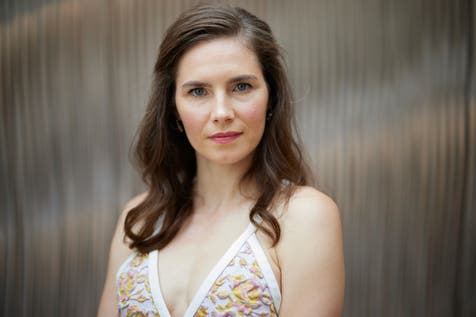<p>Amanda Knox served four years in prison after being convicted of Meredith Kercher’s murer</p>