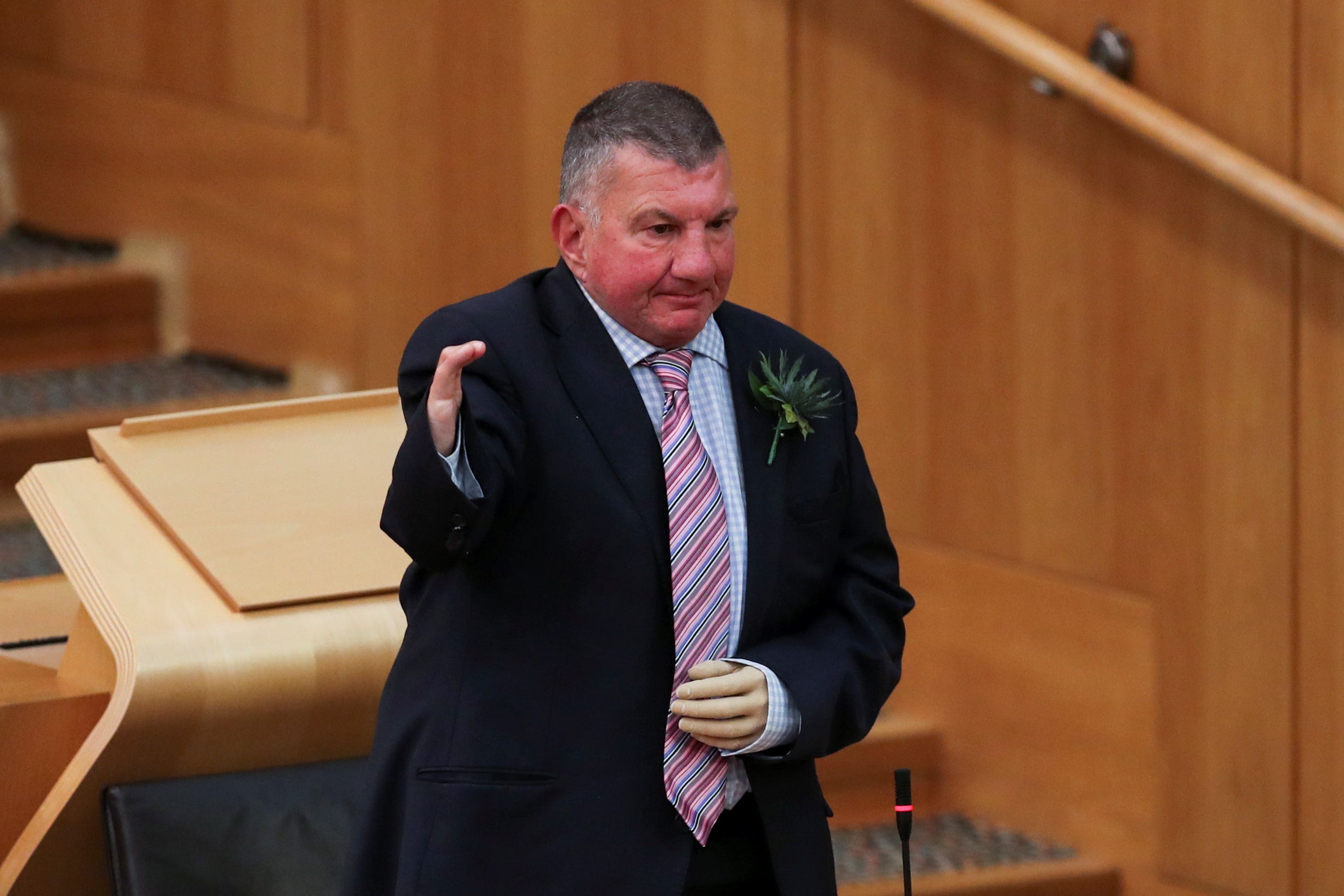 MSP Jeremy Balfour has quit the Scottish Conservatives and will sit as an independent (Russell Cheyne/PA)