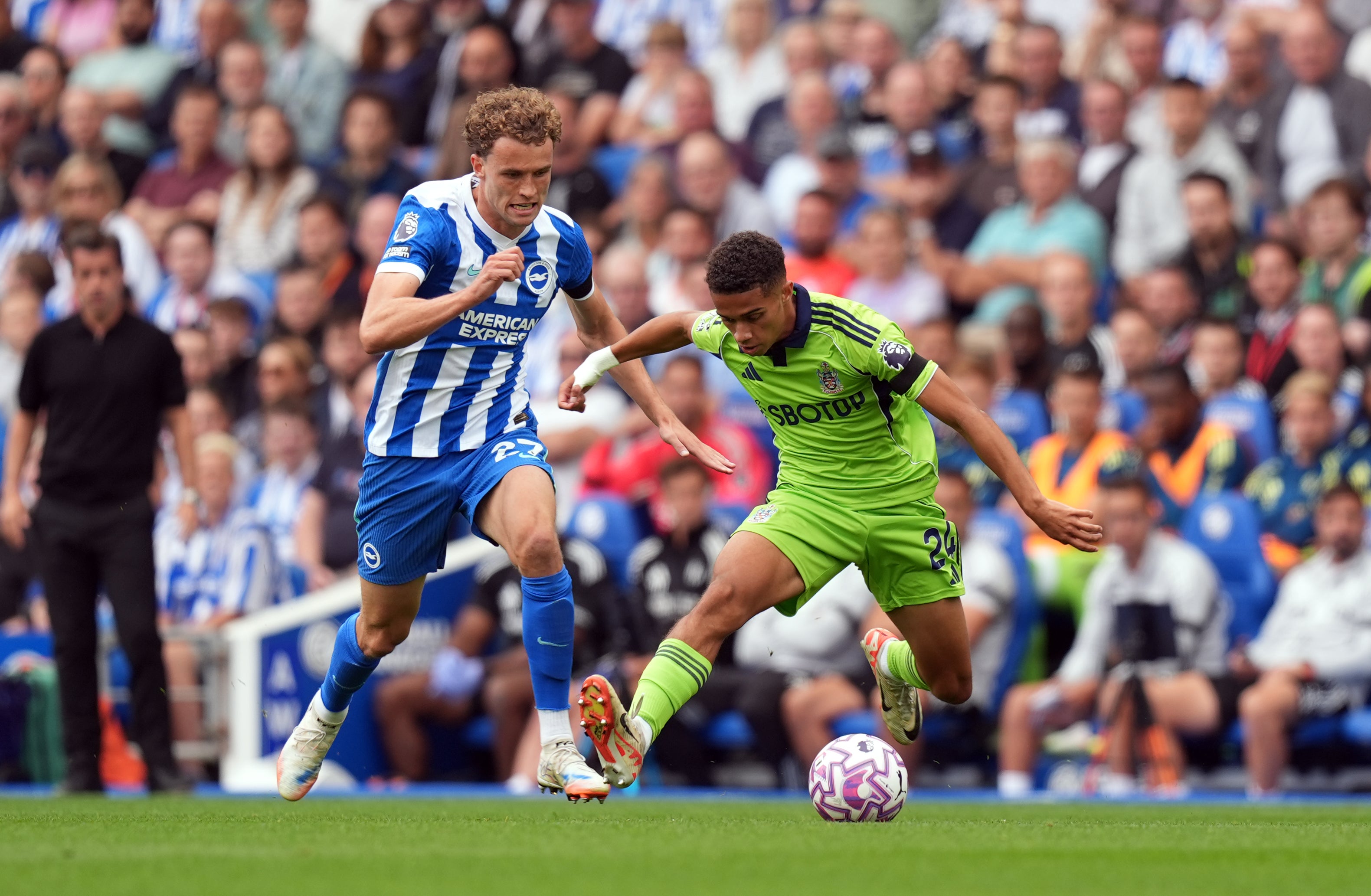 Josh King was lively against Brighton in Fulham's first game of the season
