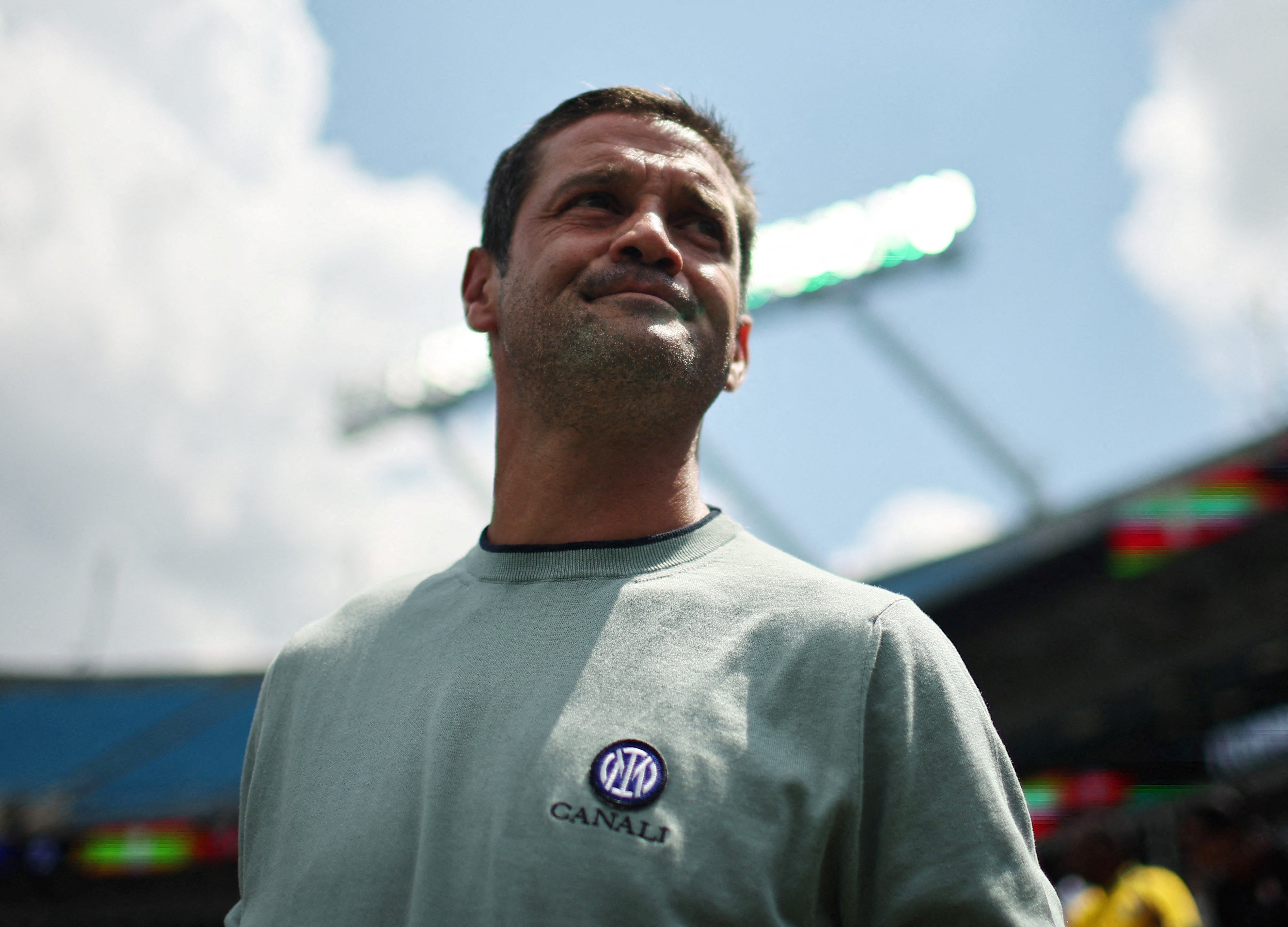 Inter Milan coach Cristian Chivu before the match against Fluminense